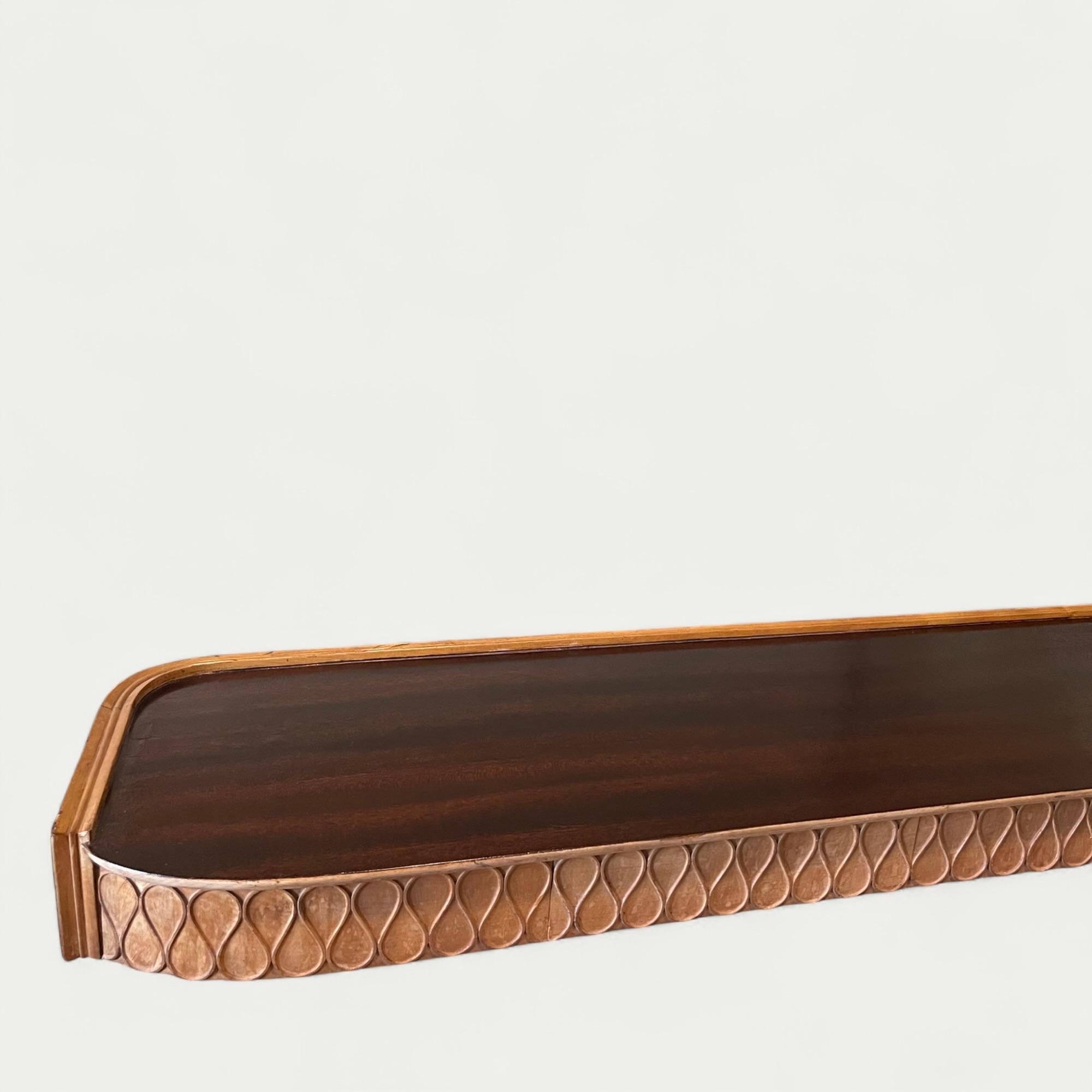 Consola flotante Paolo Buffa circa 1945 en venta 6