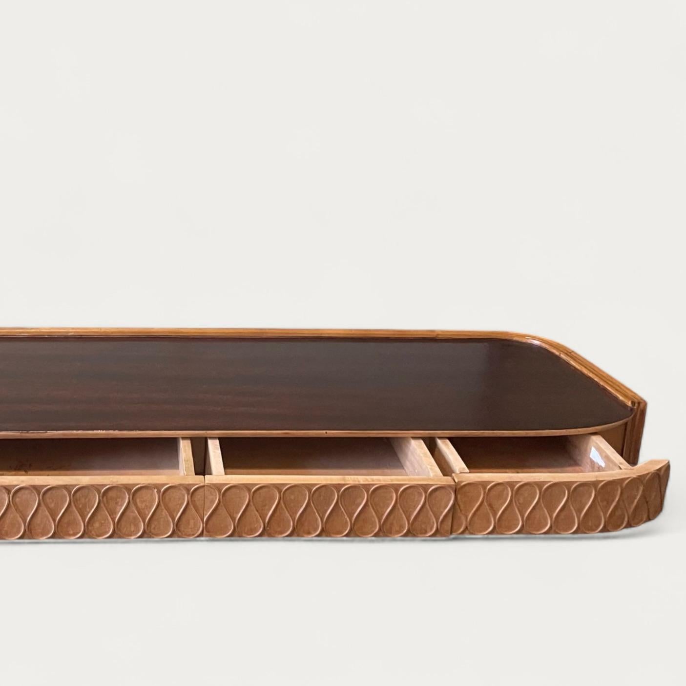 Consola flotante Paolo Buffa circa 1945 en Bueno estado para la venta en CA, CA