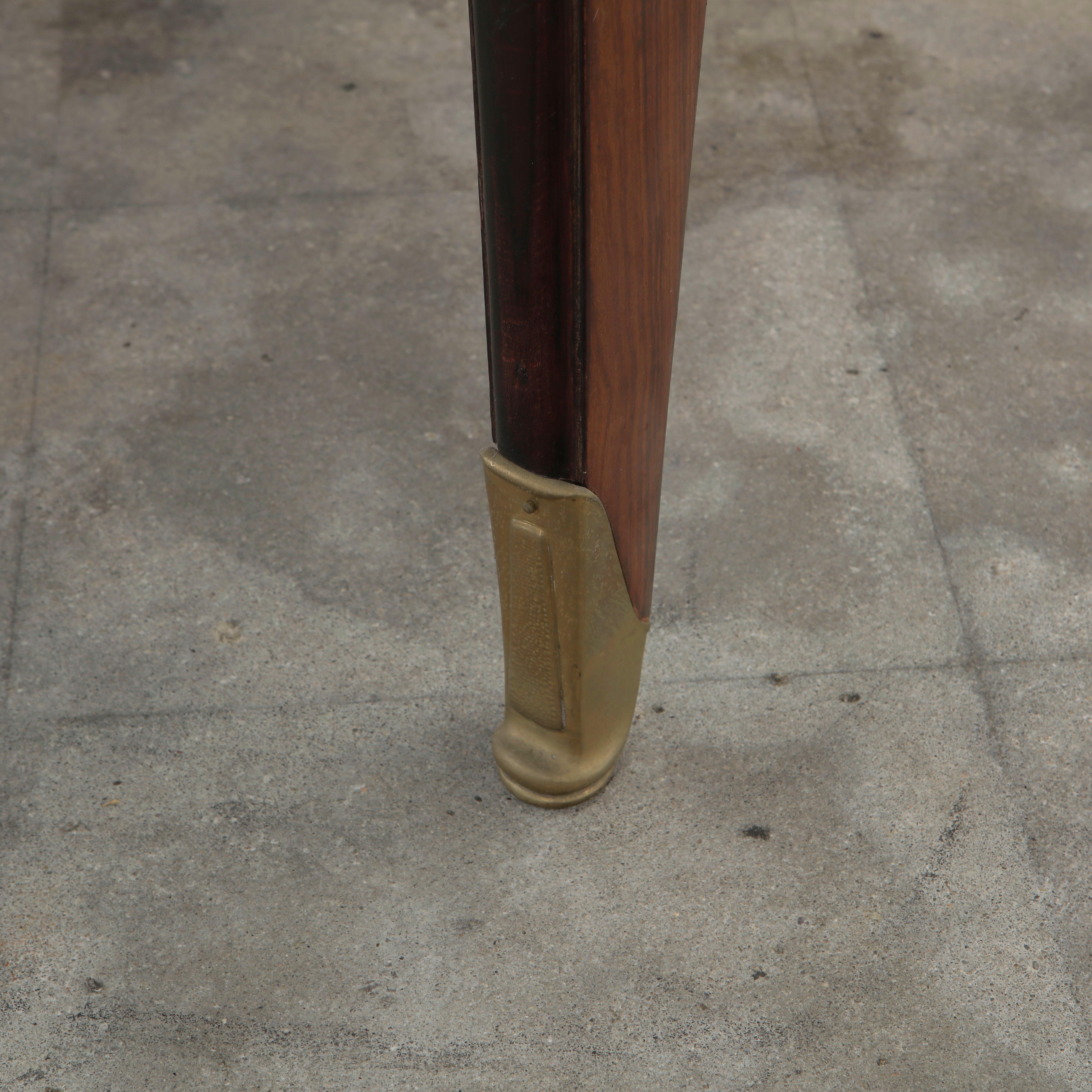 Paolo Buffa for Arrighim Italy, Mid-Century Dining Table in Cherrywood, 1940s in vendita 4