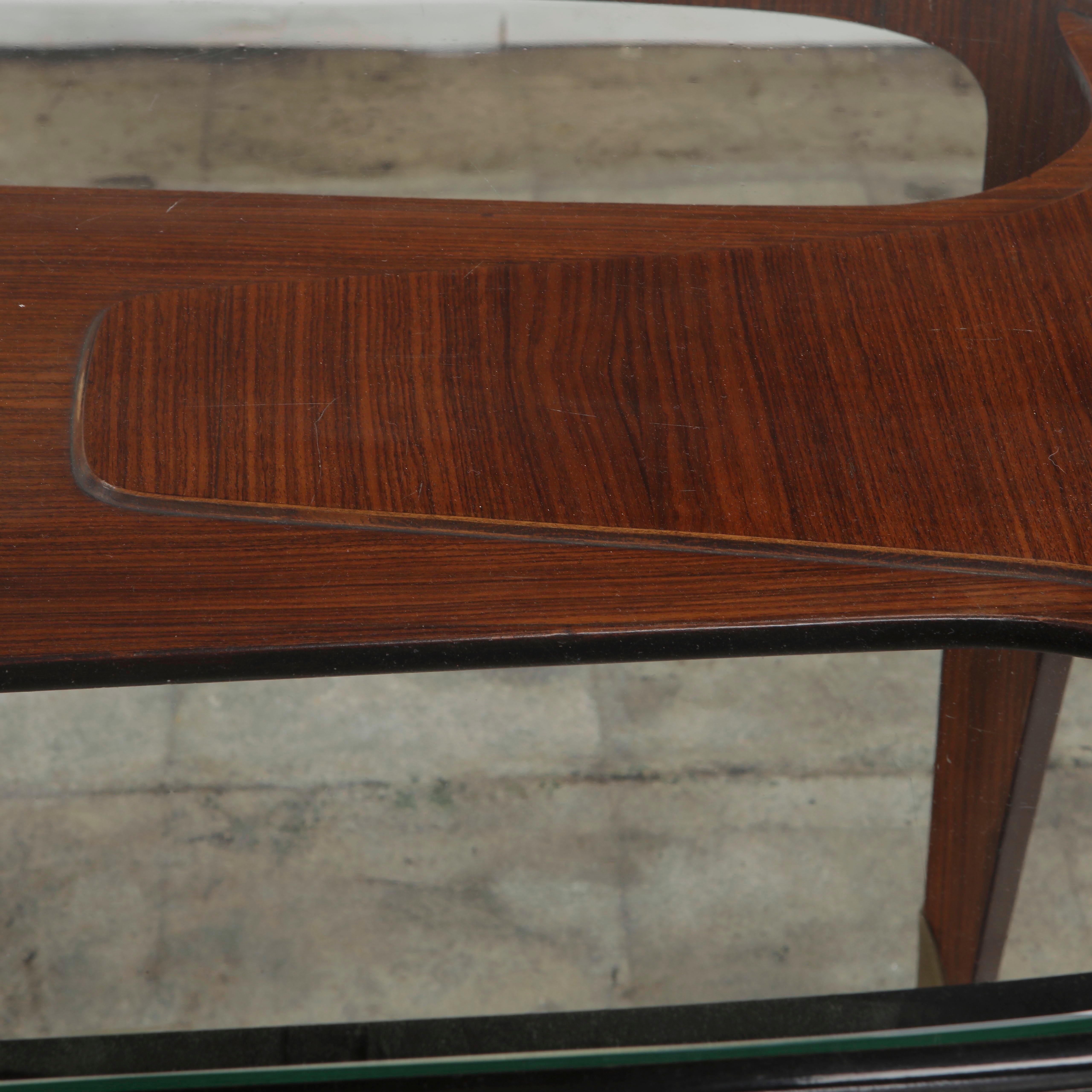 Legno Paolo Buffa for Arrighim Italy, Mid-Century Dining Table in Cherrywood, 1940s in vendita