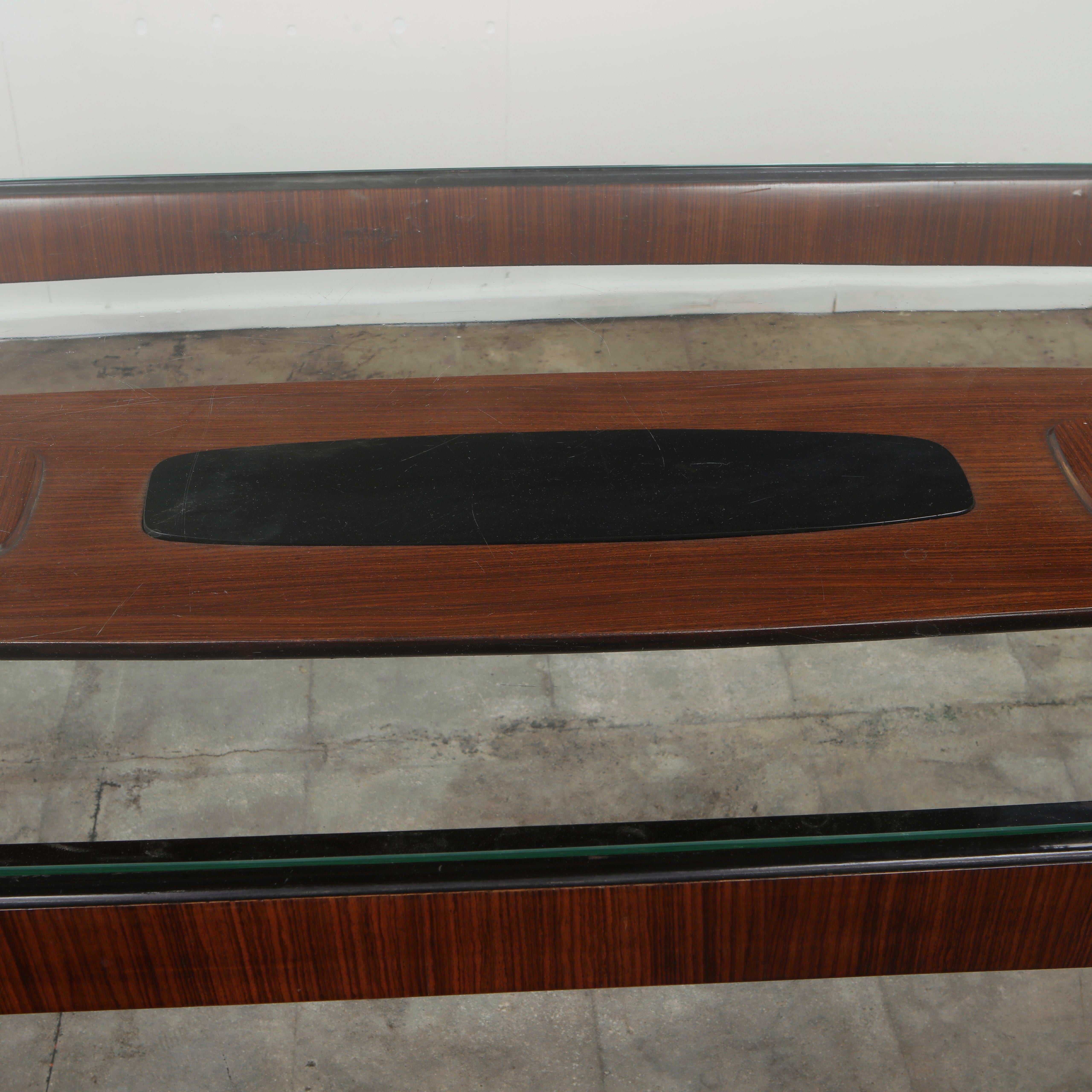 Paolo Buffa for Arrighim Italy, Mid-Century Dining Table in Cherrywood, 1940s in vendita 1