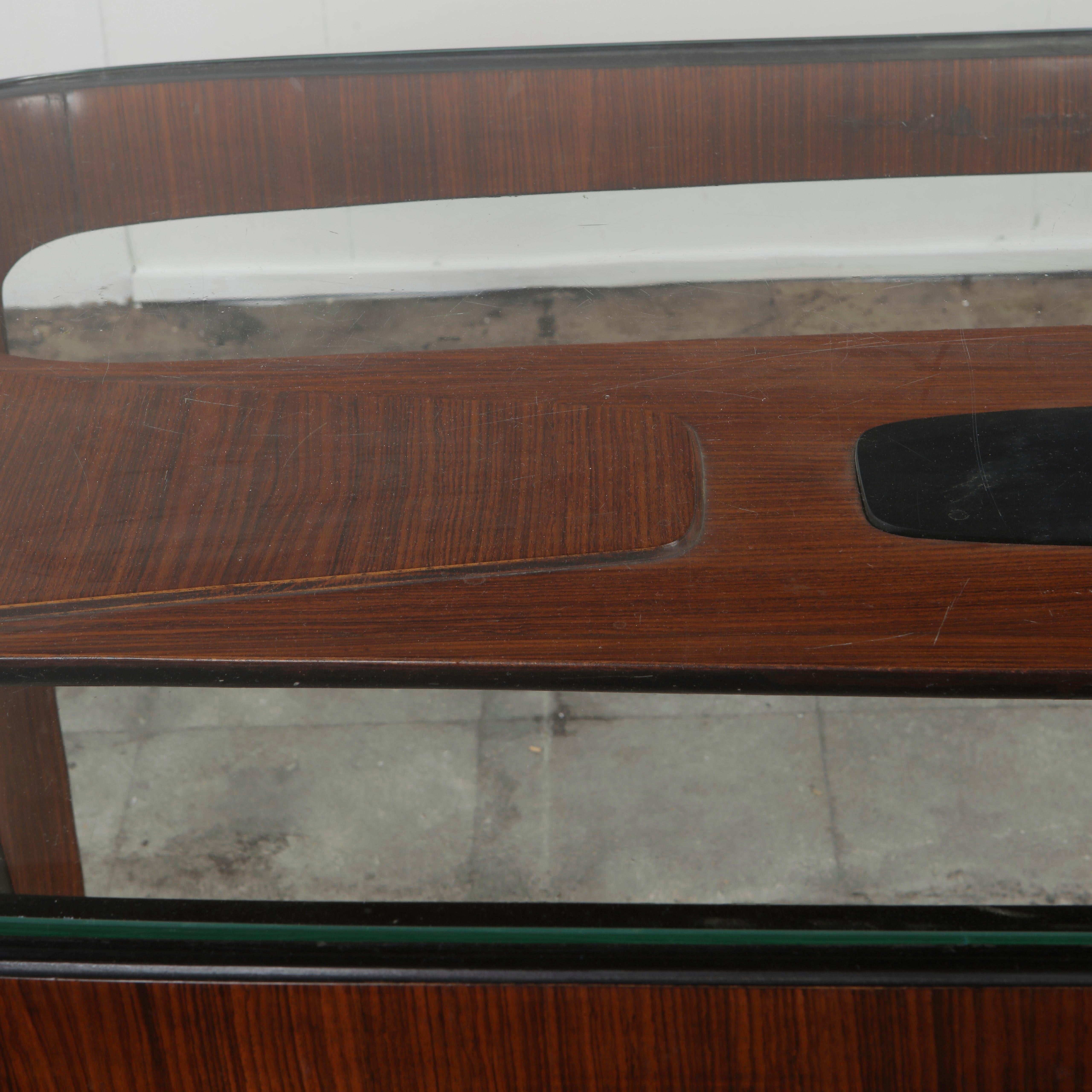 Paolo Buffa for Arrighim Italy, Mid-Century Dining Table in Cherrywood, 1940s in vendita 2