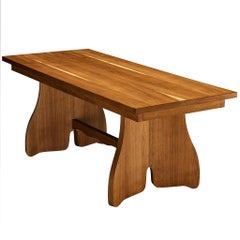 Paolo Buffa pour Esposizione Permanente mobili Cantù Table de salle à manger en Oak