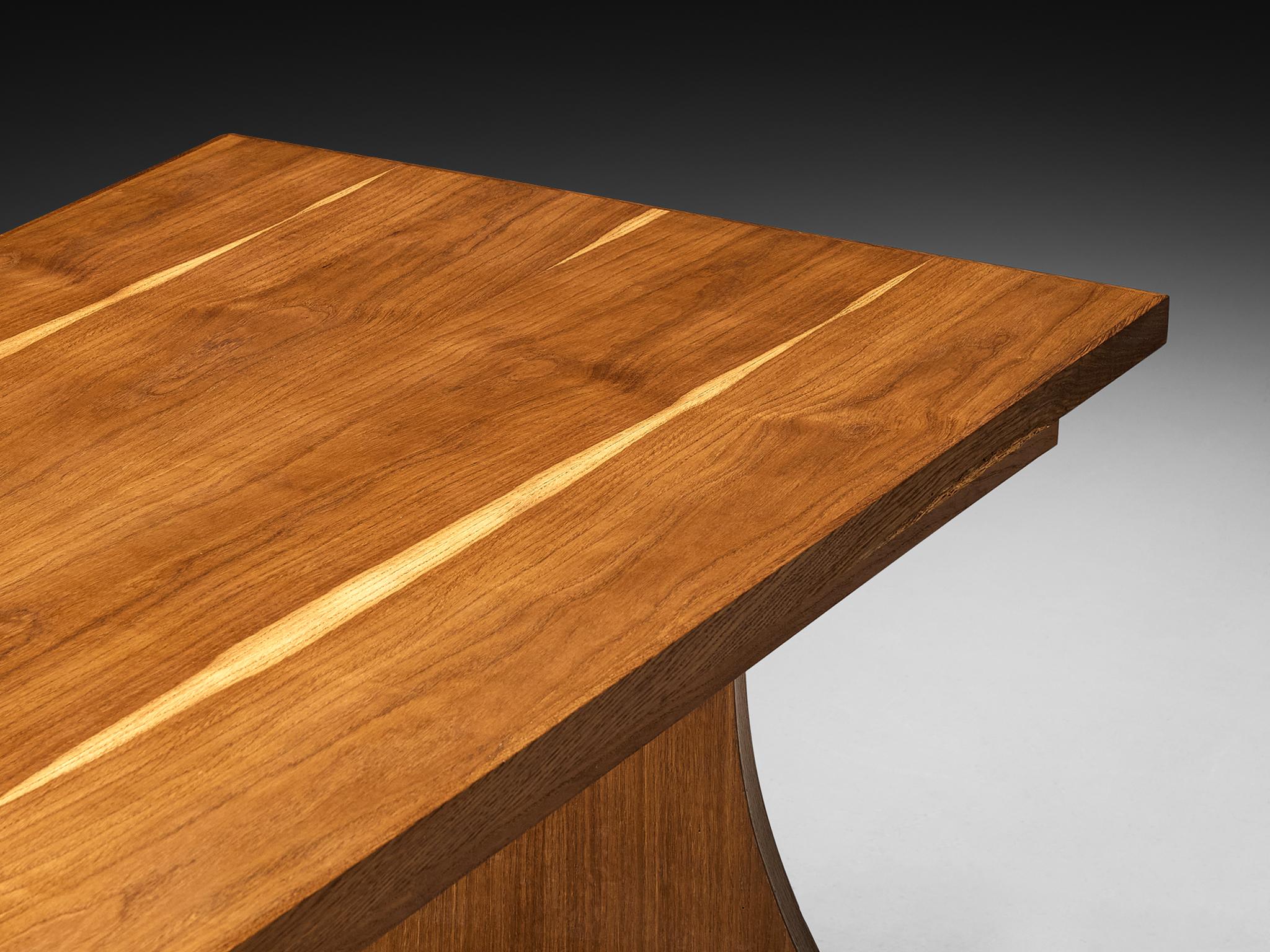 Art Deco Paolo Buffa for Esposizione Permanente mobili Cantù Dining Table in Oak For Sale