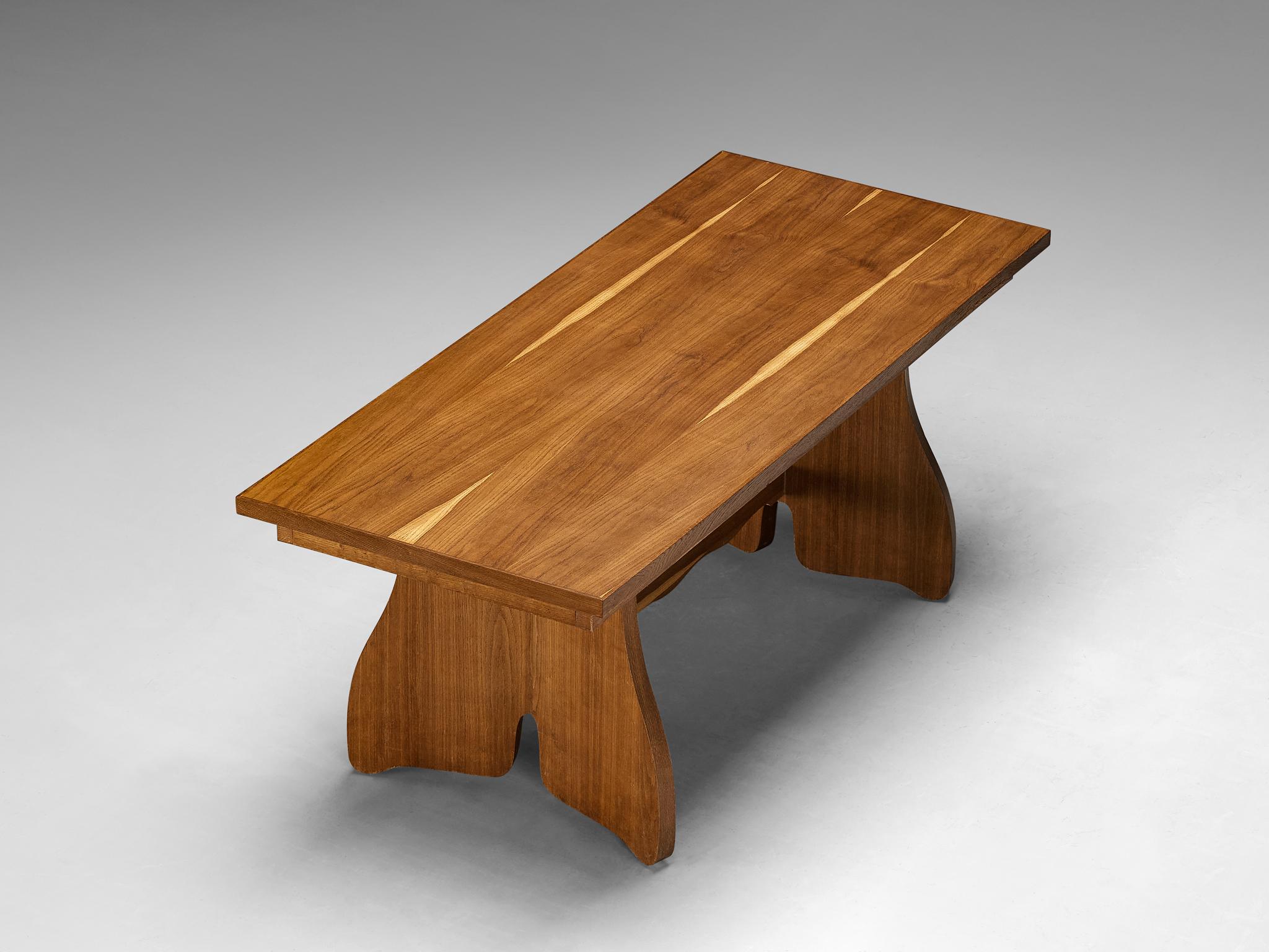 Paolo Buffa for Esposizione Permanente mobili Cantù Dining Table in Oak For Sale 2