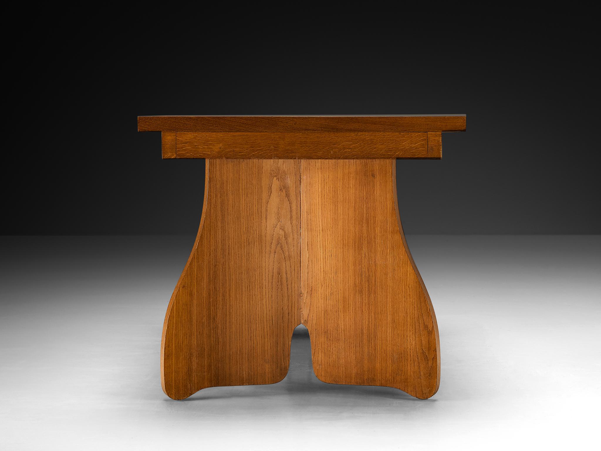 Paolo Buffa for Esposizione Permanente mobili Cantù Dining Table in Oak For Sale 2
