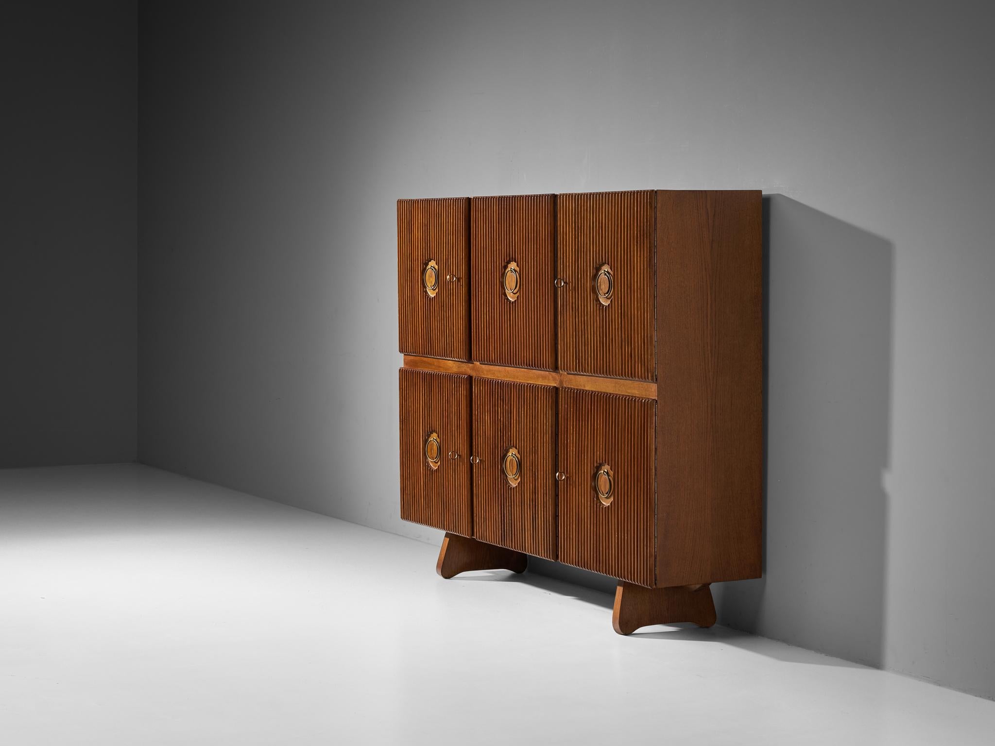 Art Deco Paolo Buffa for Esposizione Permanente mobili Cantù Wall Cabinet  For Sale