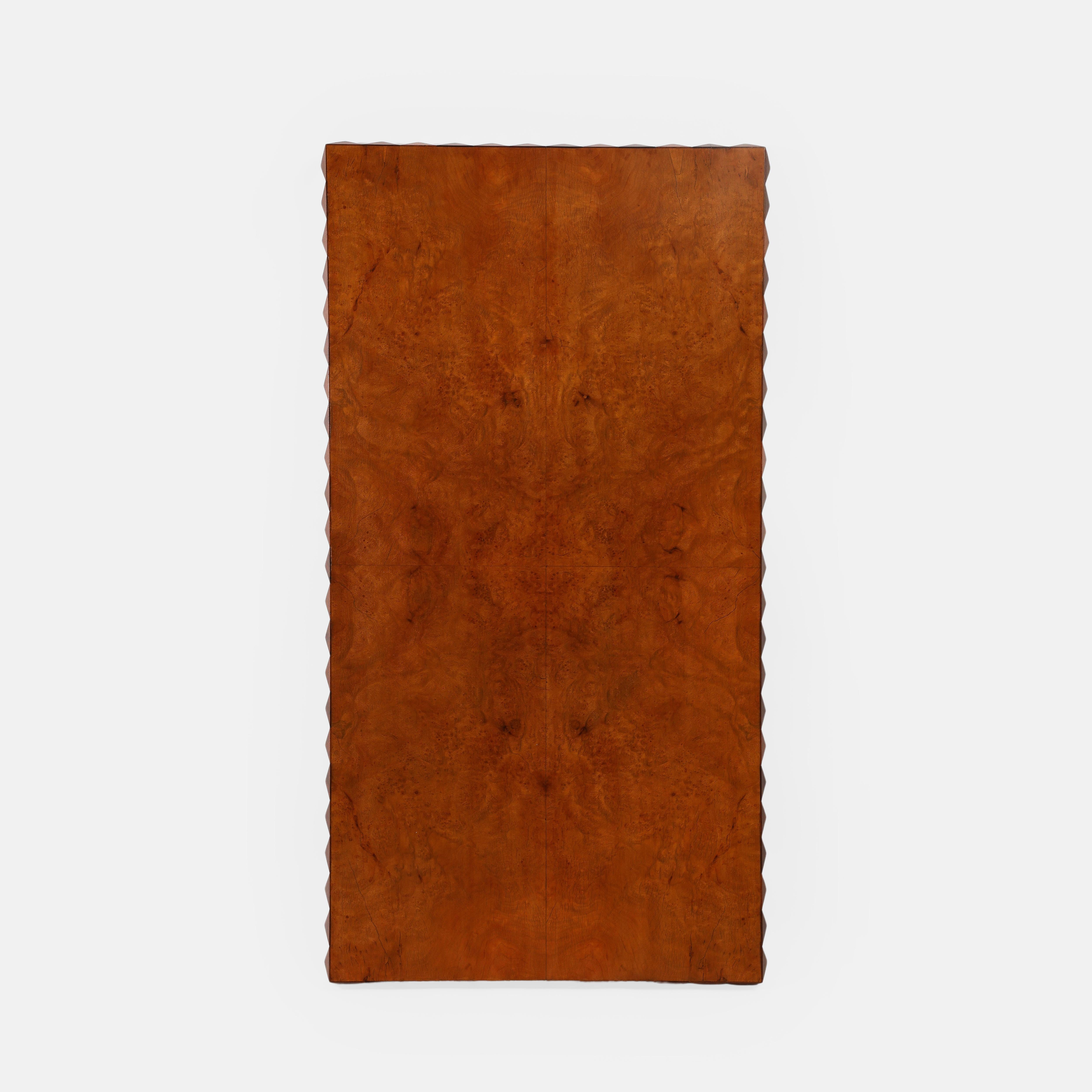 Paolo Buffa for Serafino Arrighi Rare Cherry and Walnut Rectangular Table, 1940s For Sale 7