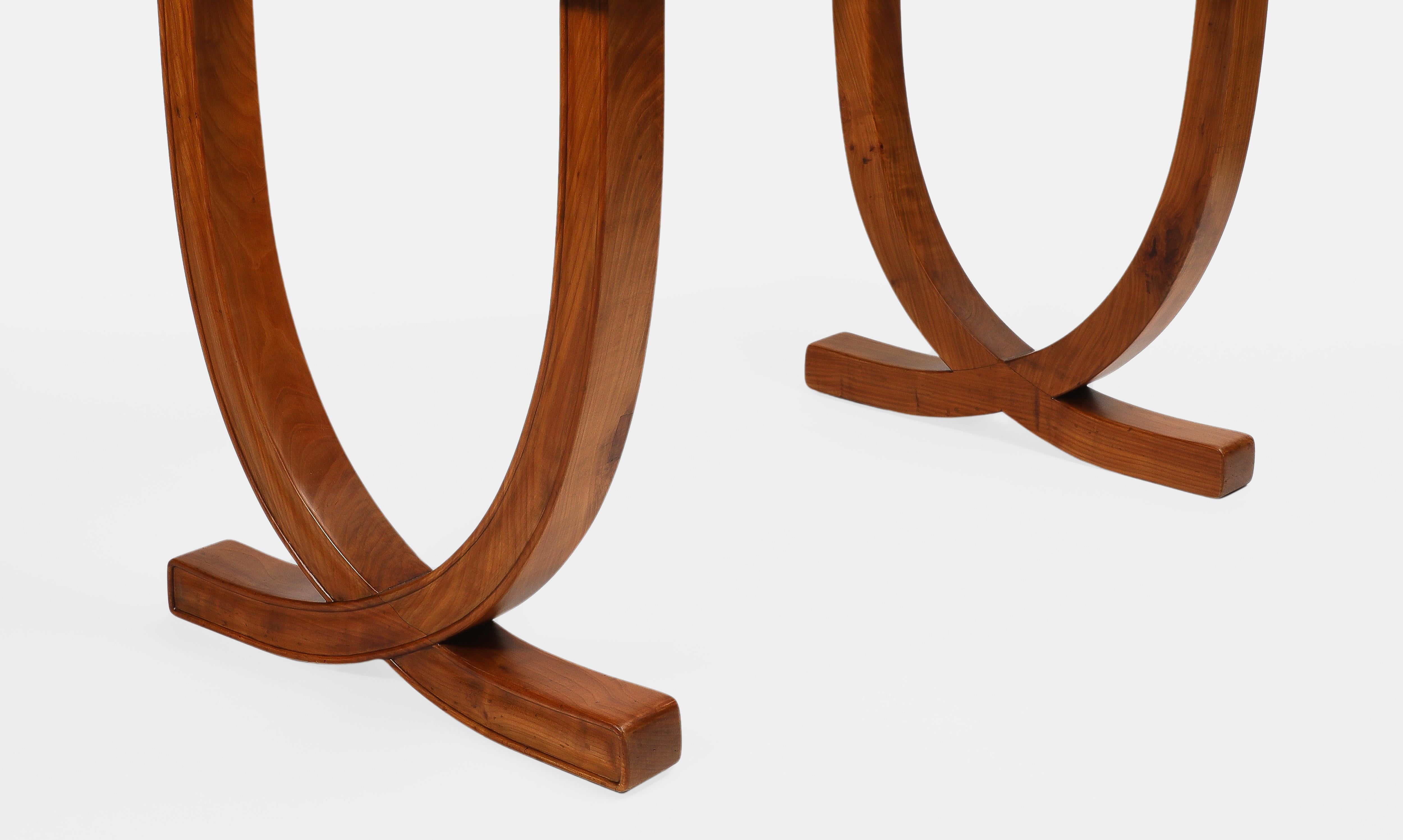 Paolo Buffa for Serafino Arrighi Rare Cherry and Walnut Rectangular Table, 1940s For Sale 9