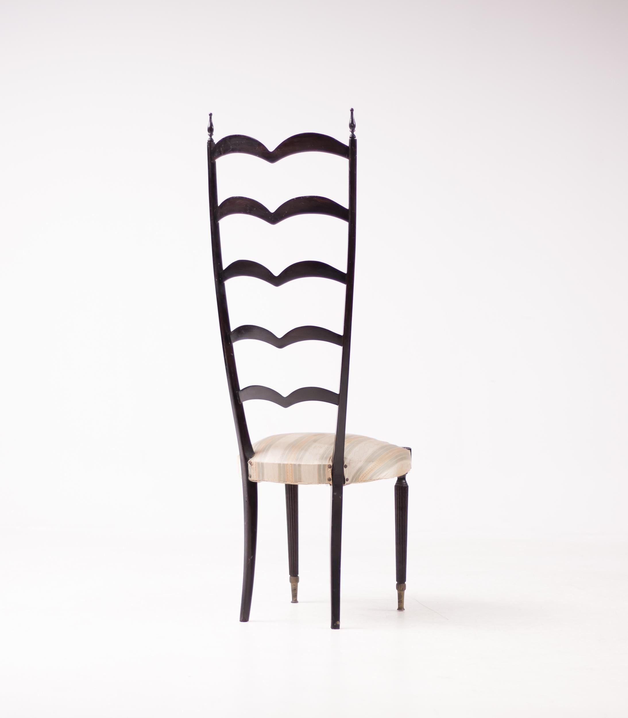 Mid-20th Century Paolo Buffa High Back Side Chair