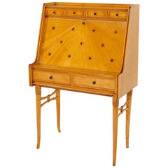 Paolo Buffa Important Cabinet Secretarie in Maple and Brass, 1950s