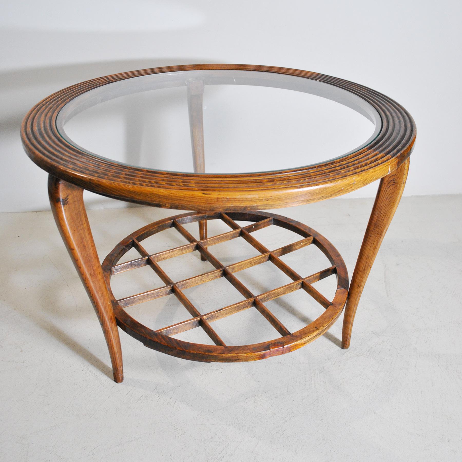 Mid-20th Century Paolo Buffa in the Style Coffee Table from the Fifties