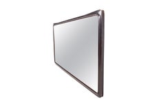 Paolo Buffa Italian Mid-Century Brown Rectangle Wall Mirror