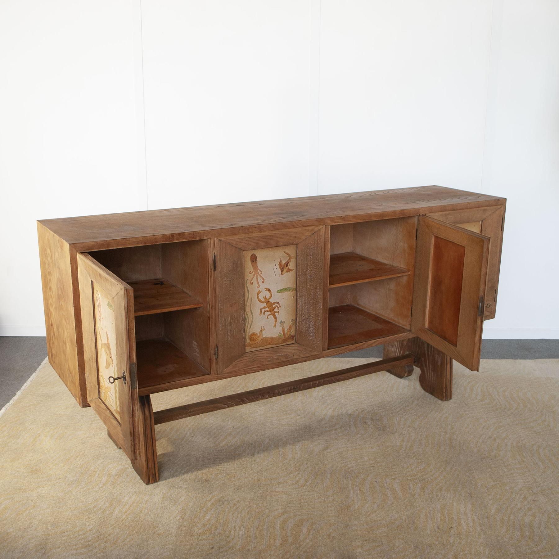 Paolo Buffa italian mid century sideboard late 40’s. For Sale 1