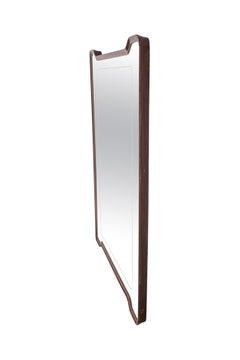 Paolo Buffa Italian Mid-Century Steam Bent Wall Mirror