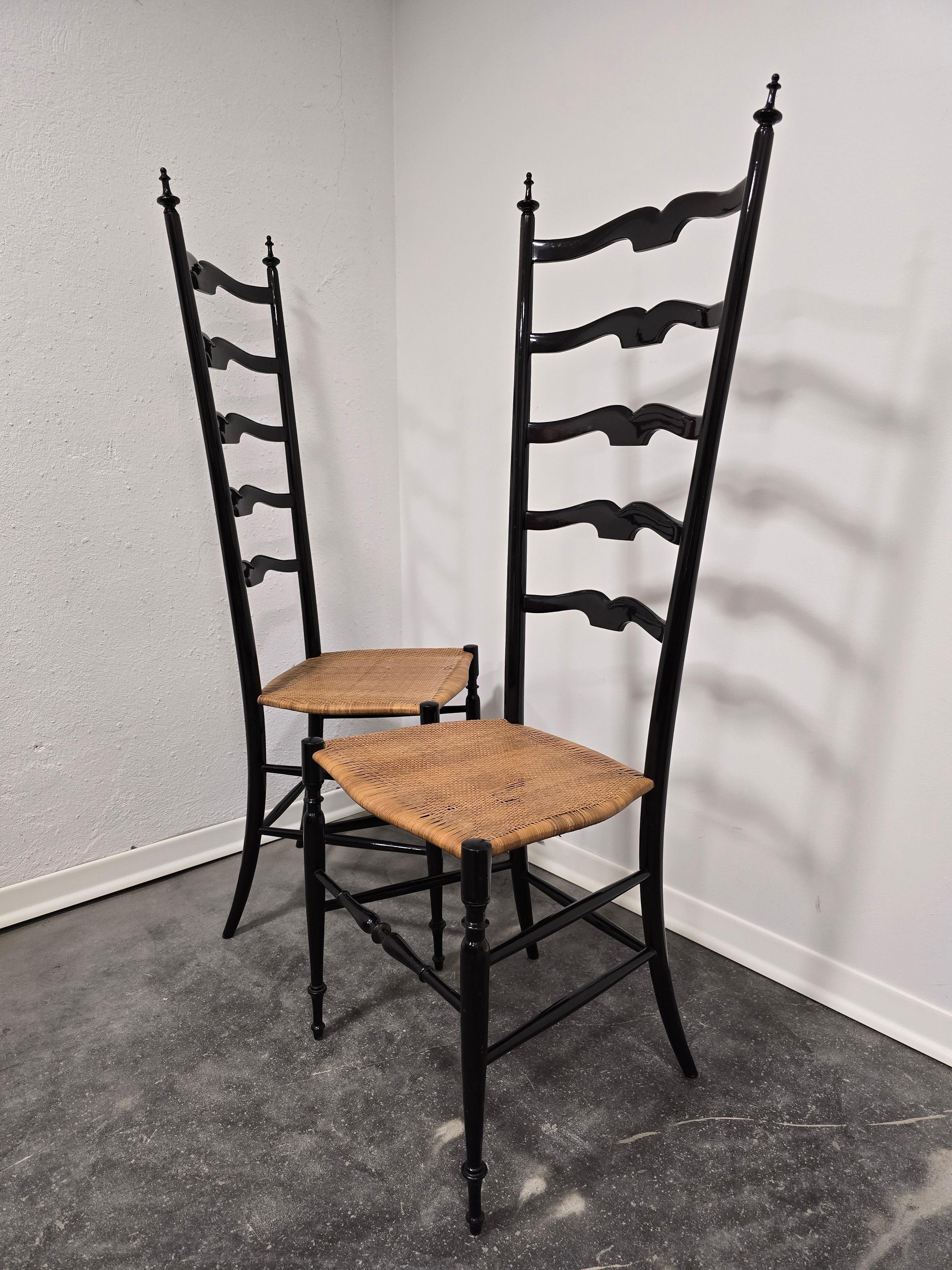 Chiavari Ladder chairs, Italy 1950s For Sale 3