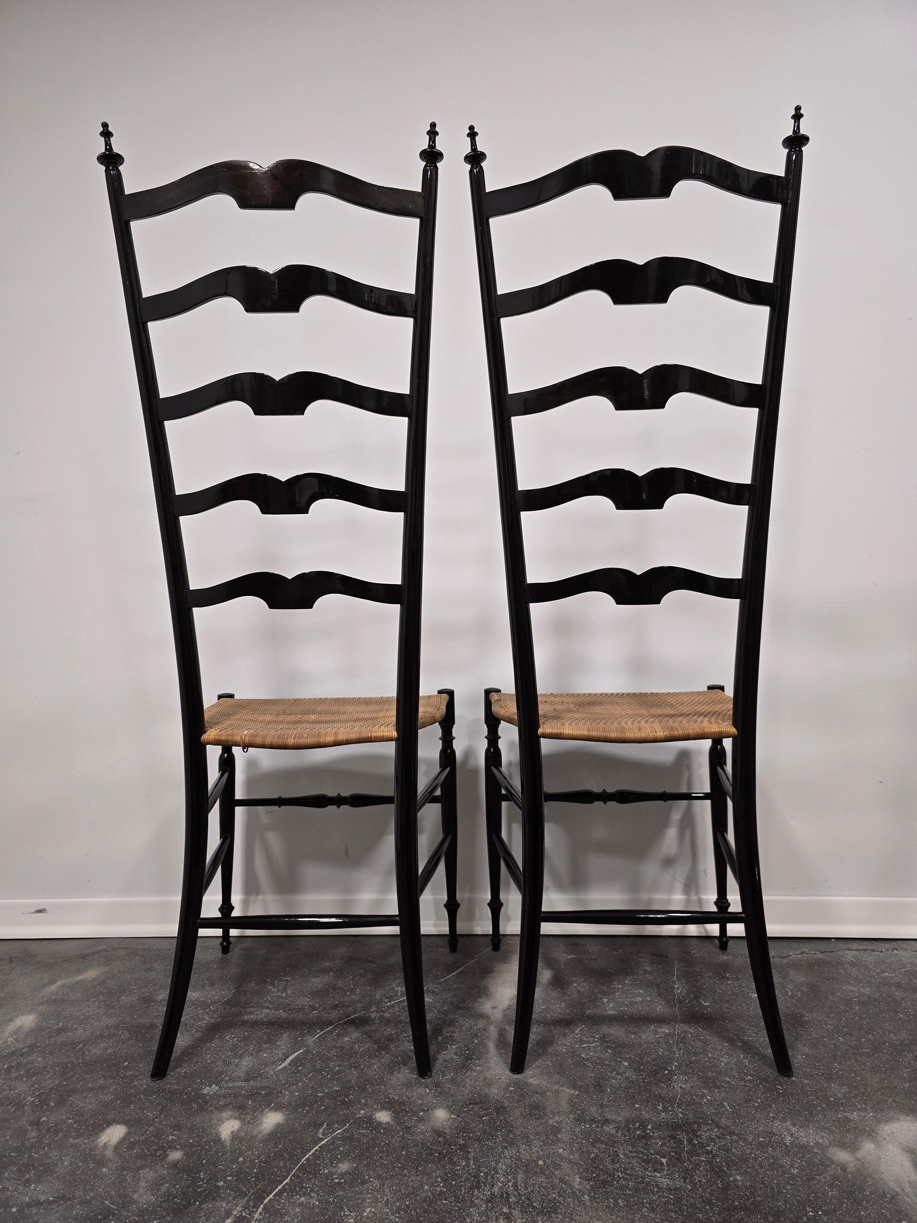 Chiavari Ladder chairs, Italy 1950s For Sale 4