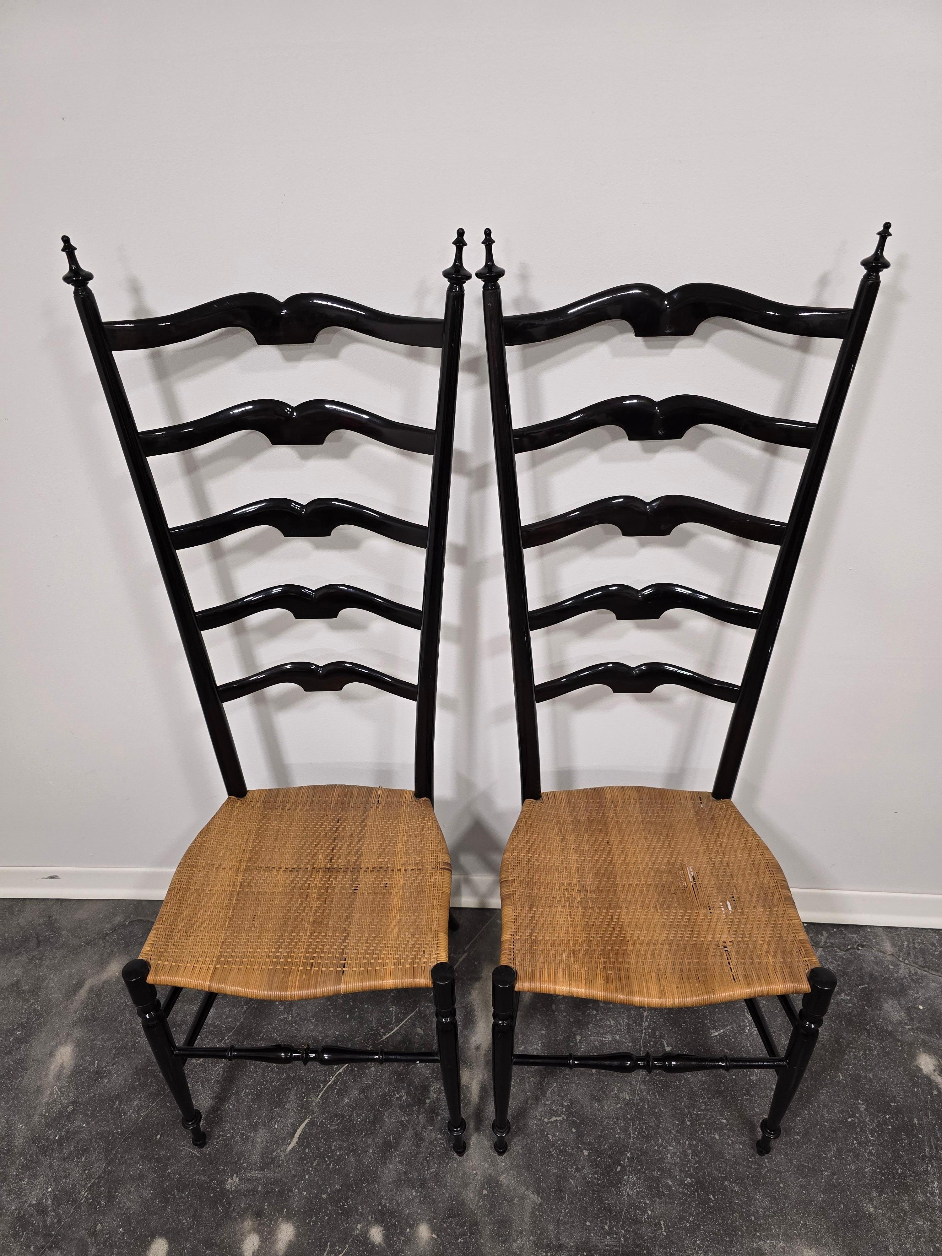 Chiavari Ladder chairs, Italy 1950s For Sale 5