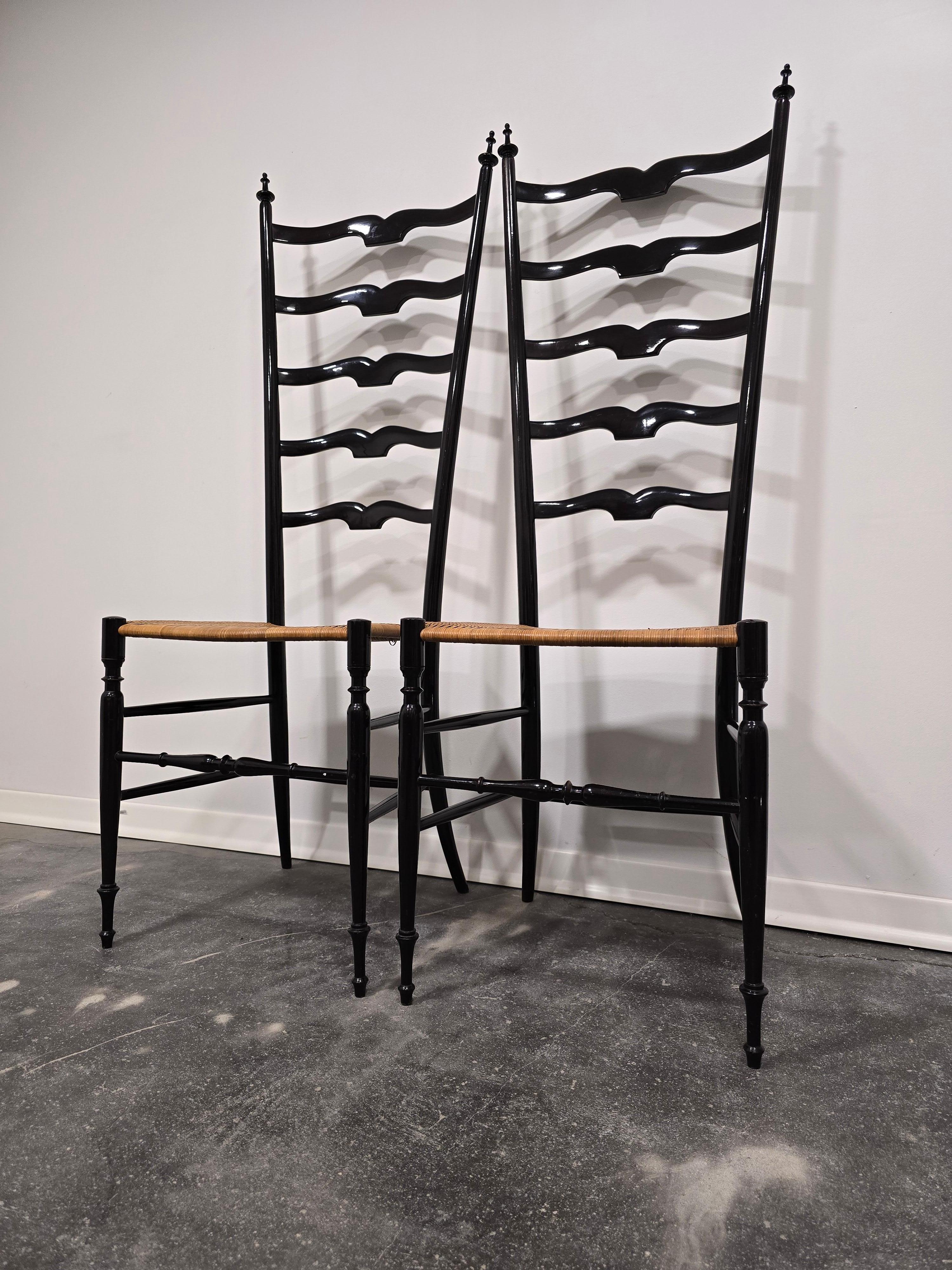 Chiavari Ladder chairs, Italy 1950s For Sale 6