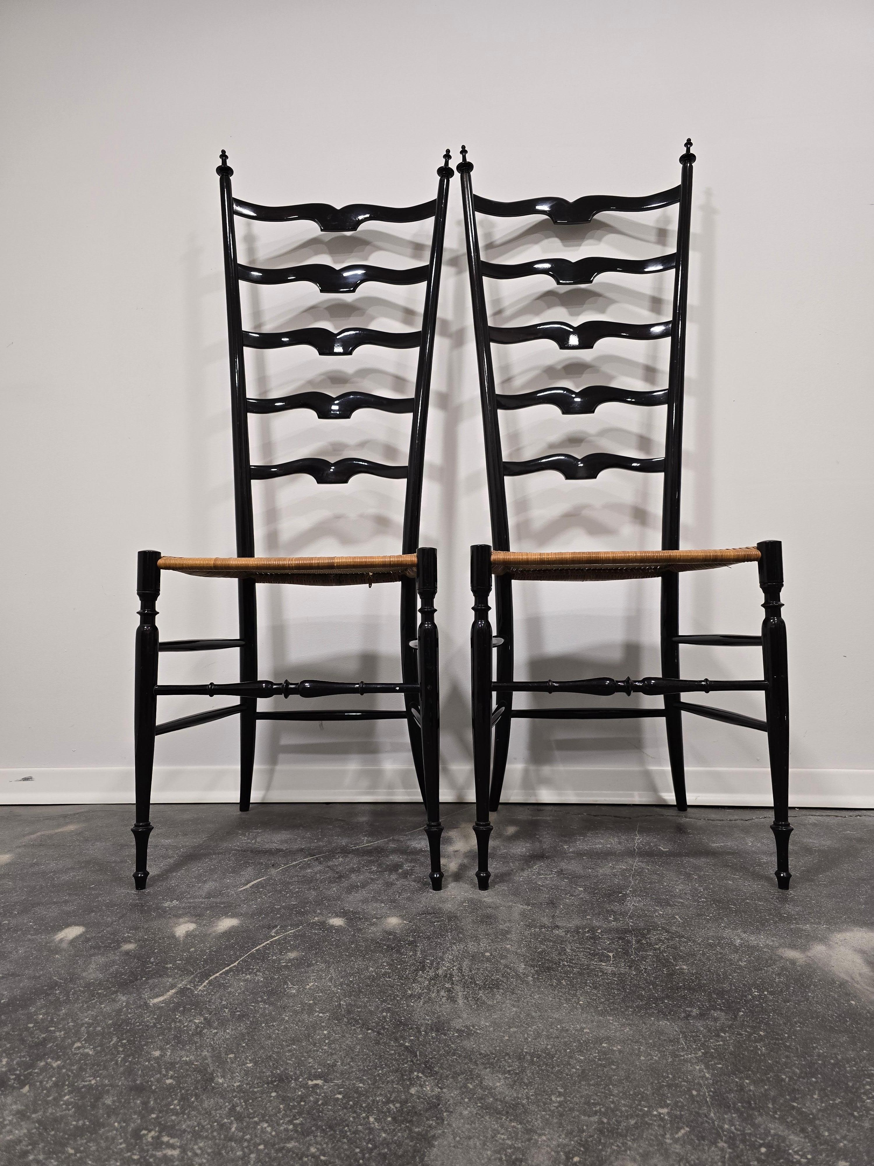 Chiavari Ladder chairs, Italy 1950s For Sale 7