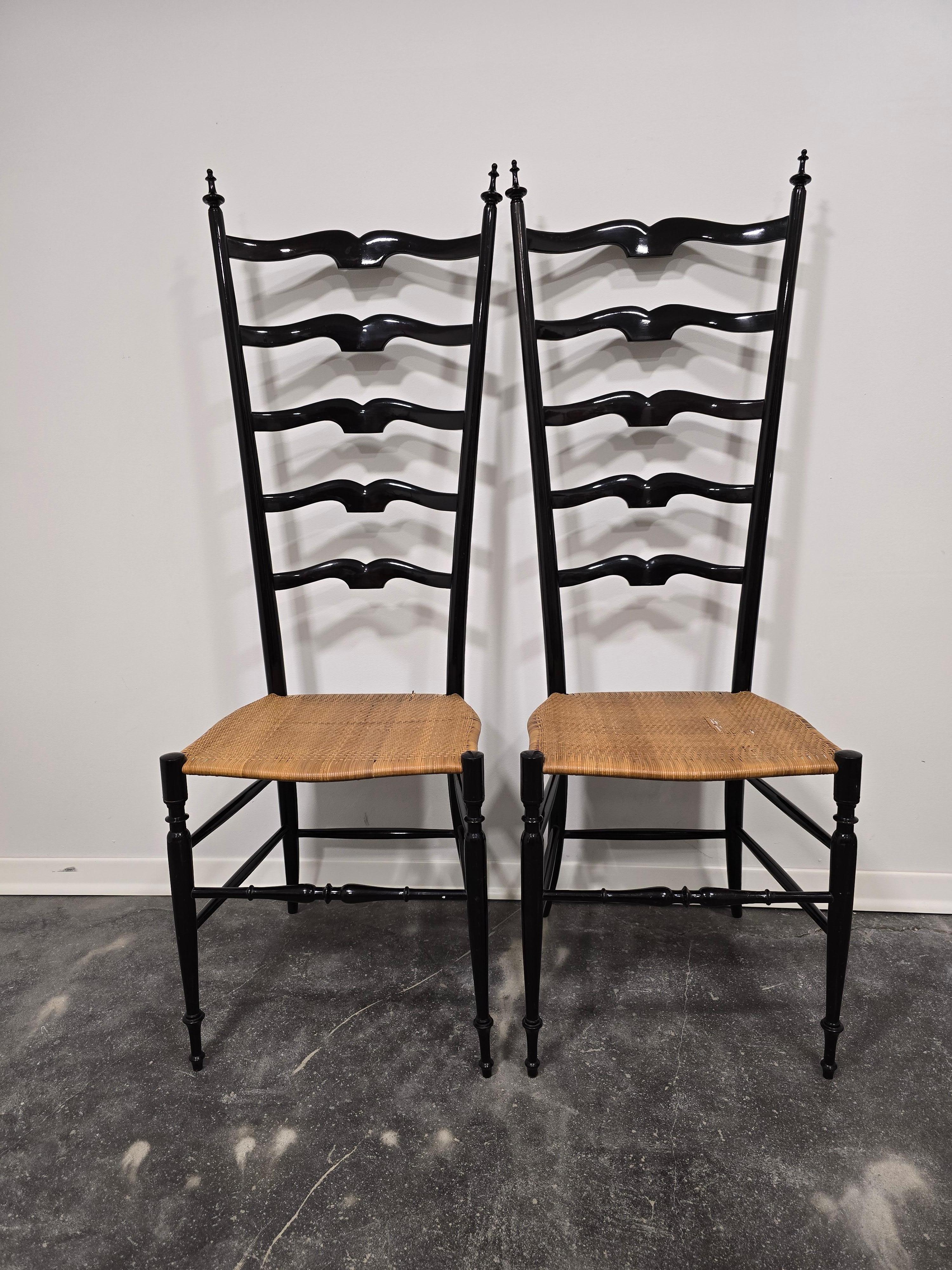 Chiavari Ladder chairs, Italy 1950s For Sale 8