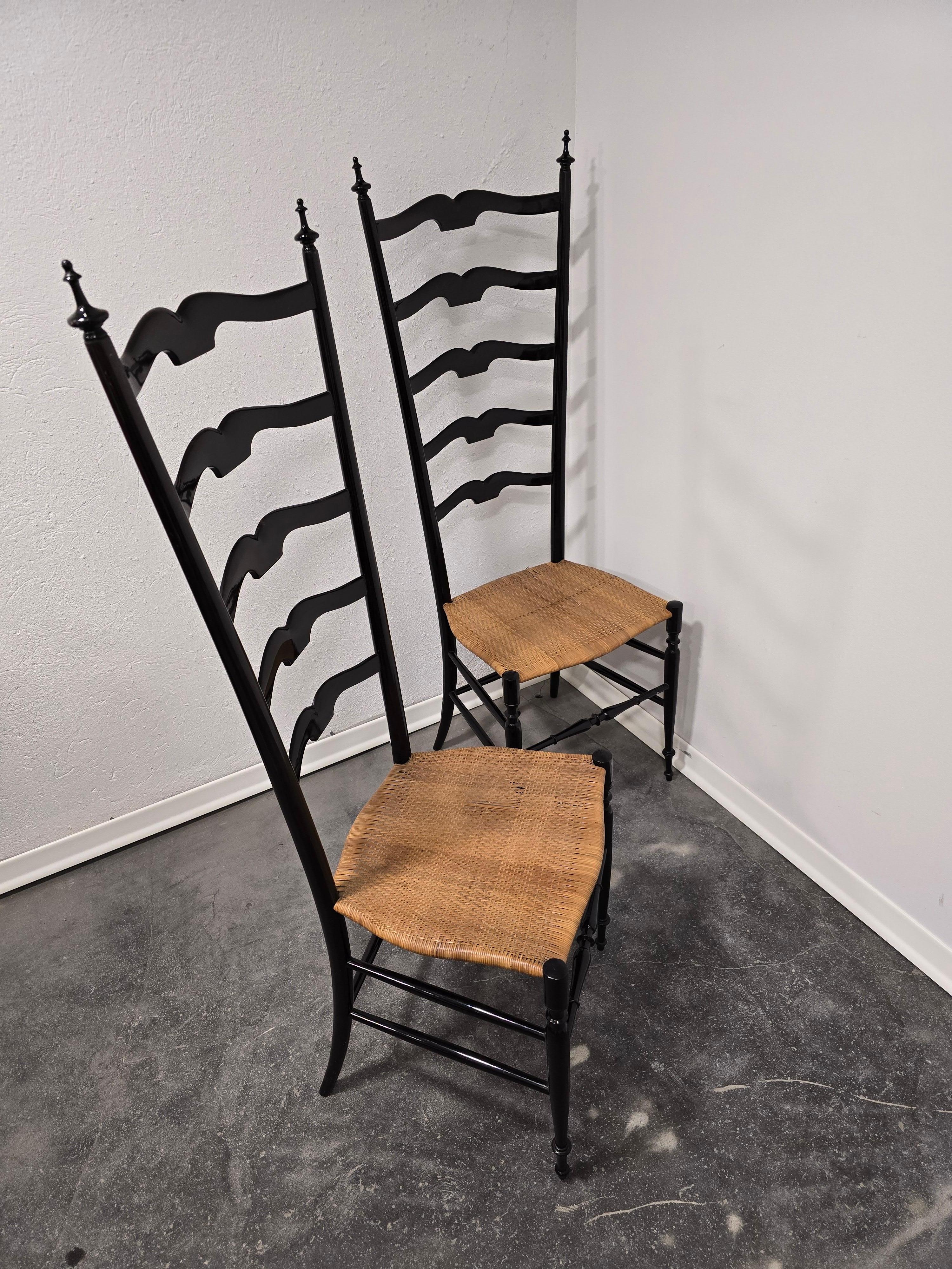 Chiavari Ladder chairs, Italy 1950s For Sale 9