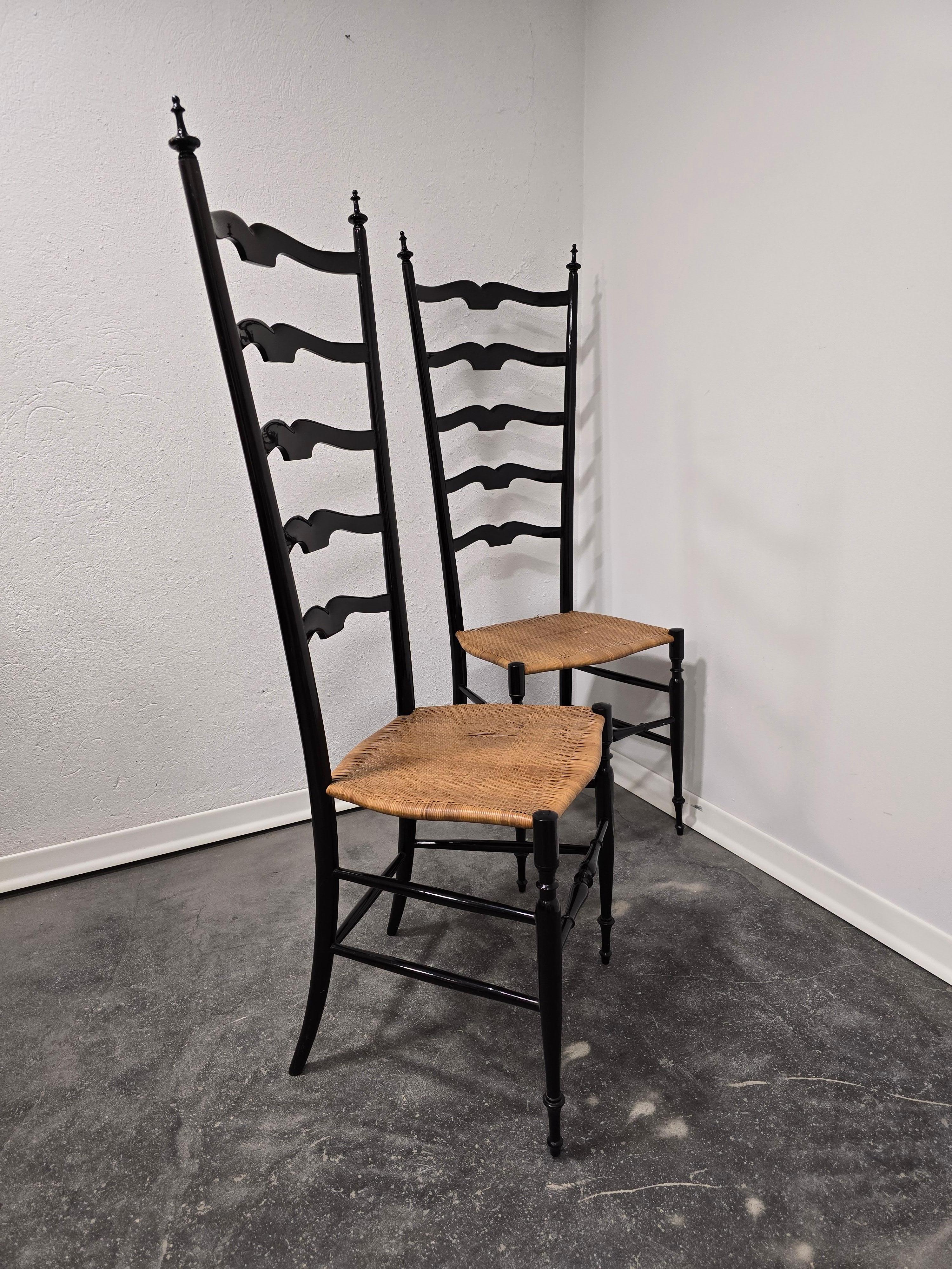 Chiavari Ladder chairs, Italy 1950s For Sale 10