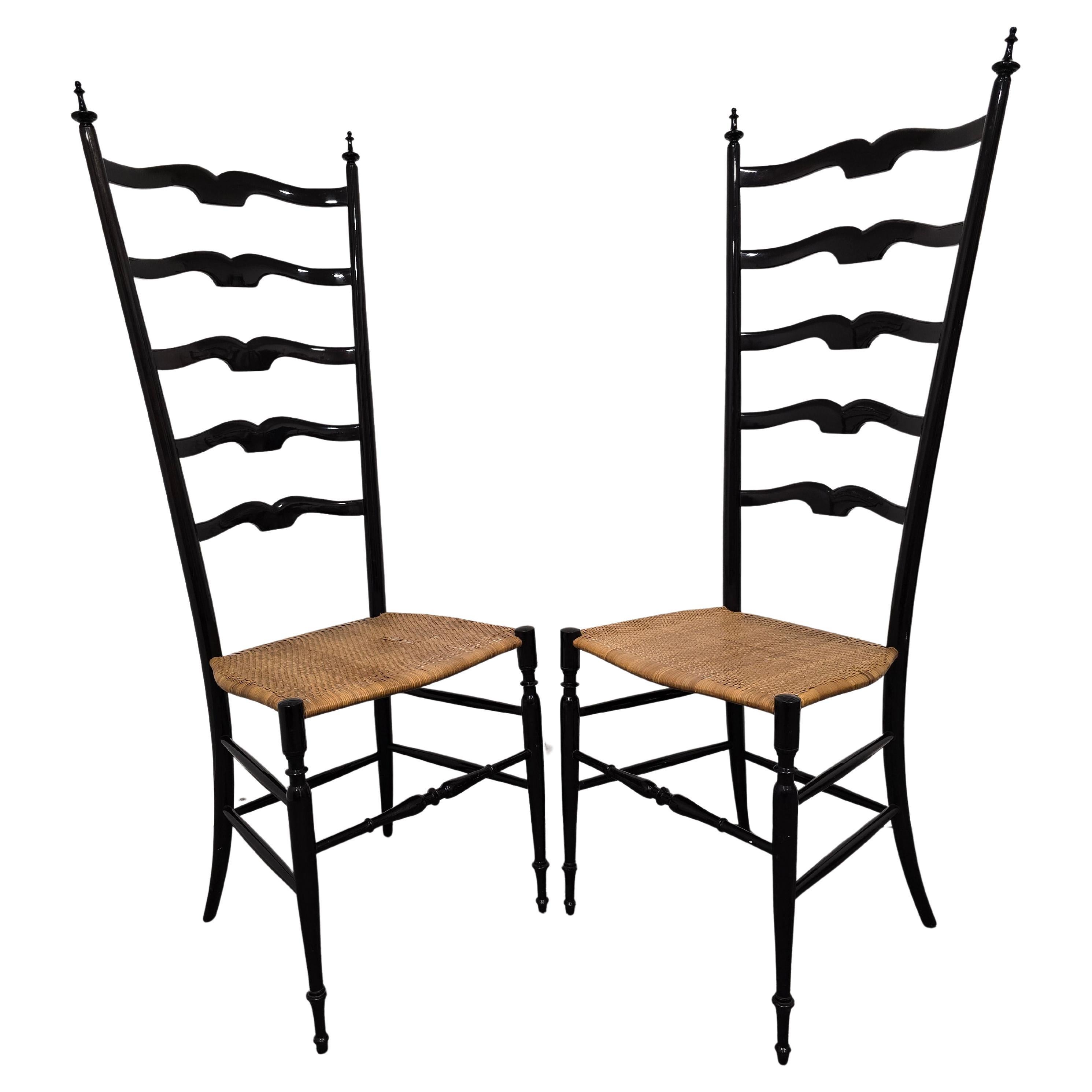 Paolo Buffa Ladder chairs for Chiavari, Italy 1950s For Sale at 1stDibs