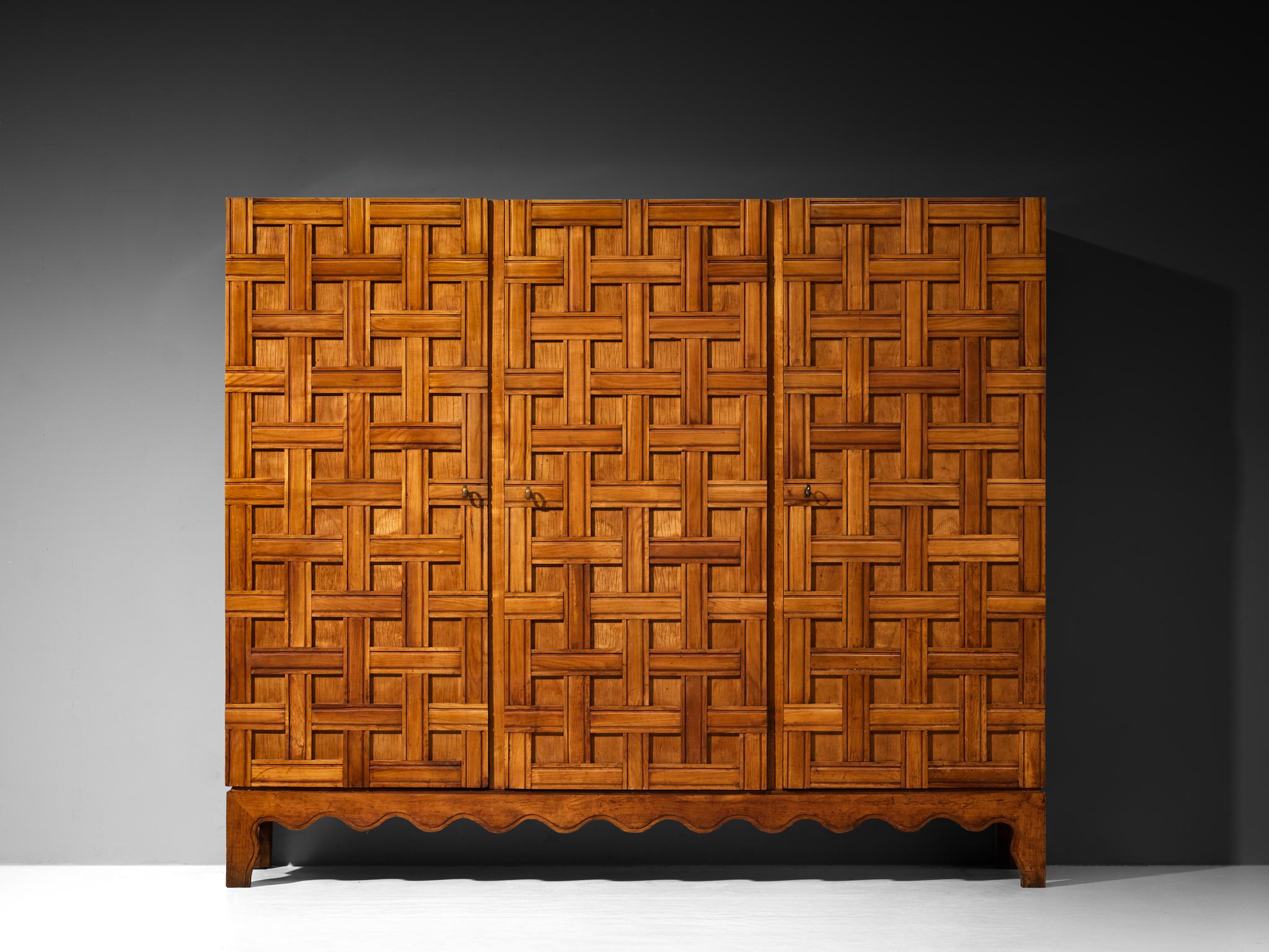 Ottone Paolo Buffa Armadio o Credenza grande in ciliegio anni '40 in vendita
