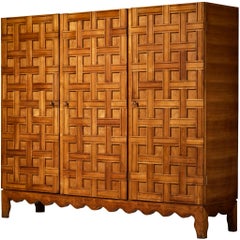 Paolo Buffa Armadio o Credenza grande in ciliegio anni 
40