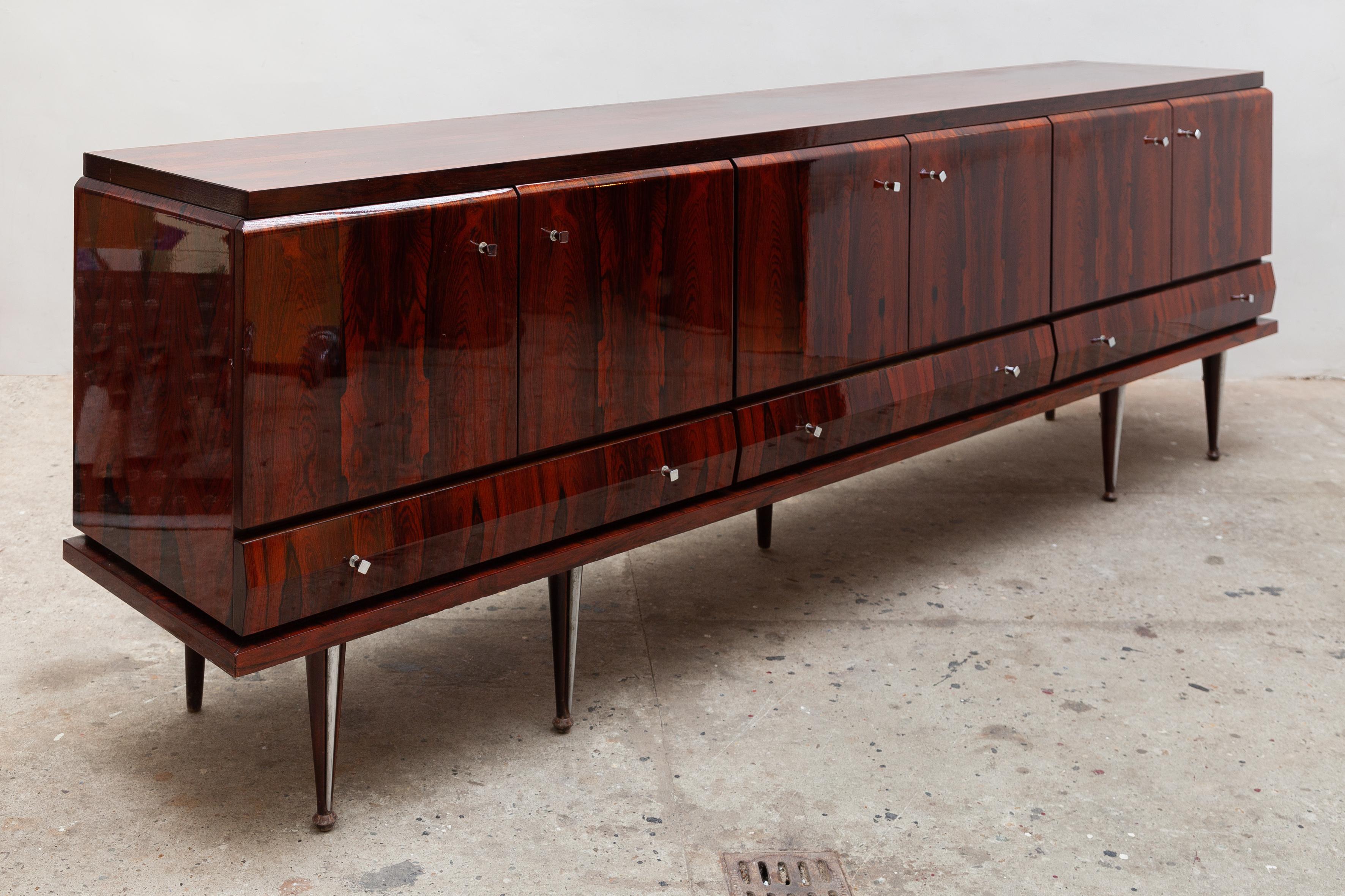 Mid-20th Century Large Impressive Sideboard, Italy, 1960s