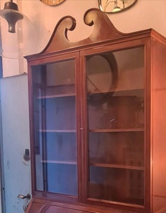 Paolo Buffa Bookcase/Drawer Chest /Mobile Bar brass Glass wood 1950s Italy