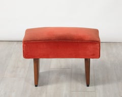 Panchina in legno d'acero Paolo Buffa, Italia, 1950 circa