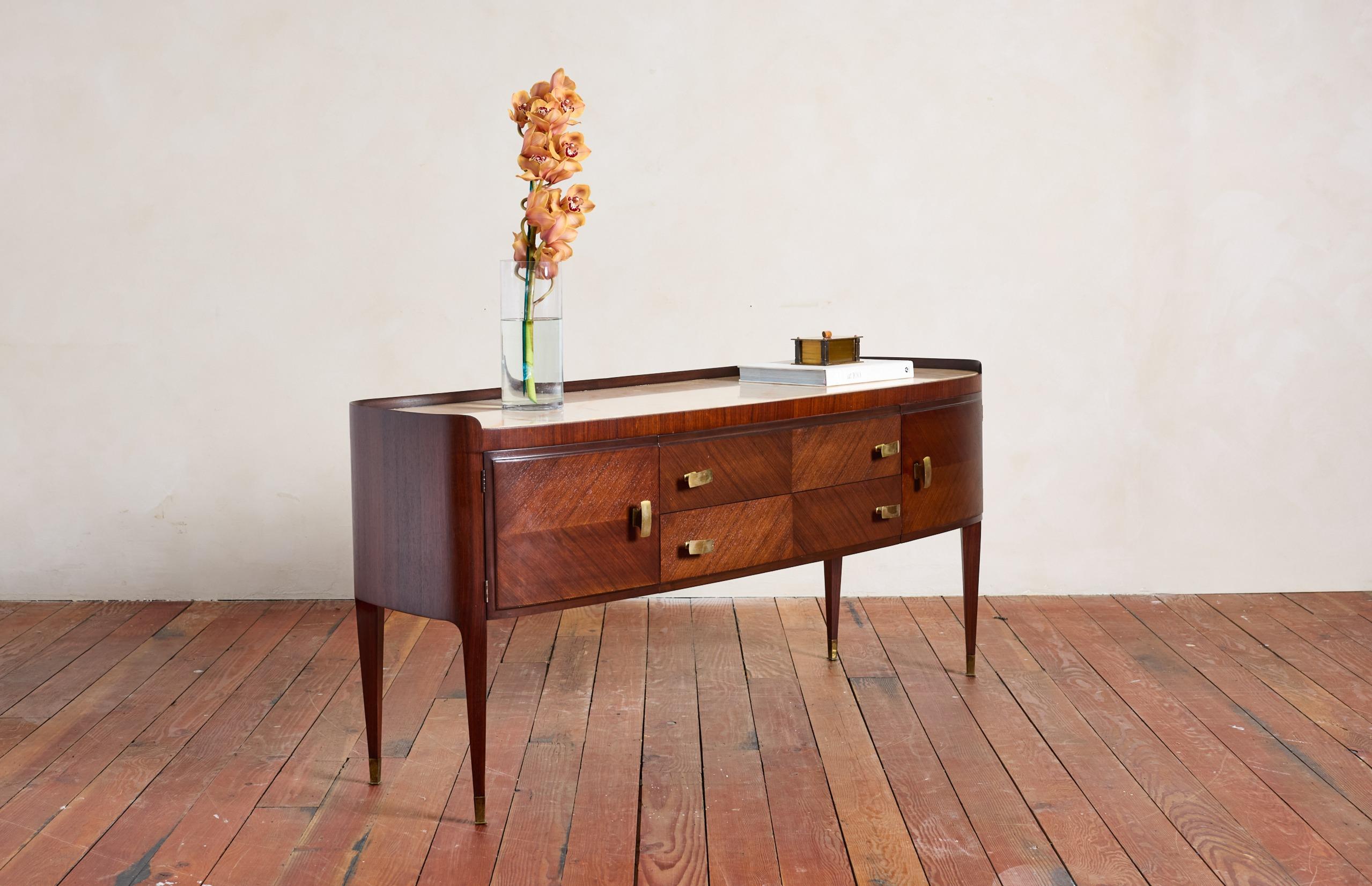 Italiano Credenza in marmo Paolo Buffa in vendita