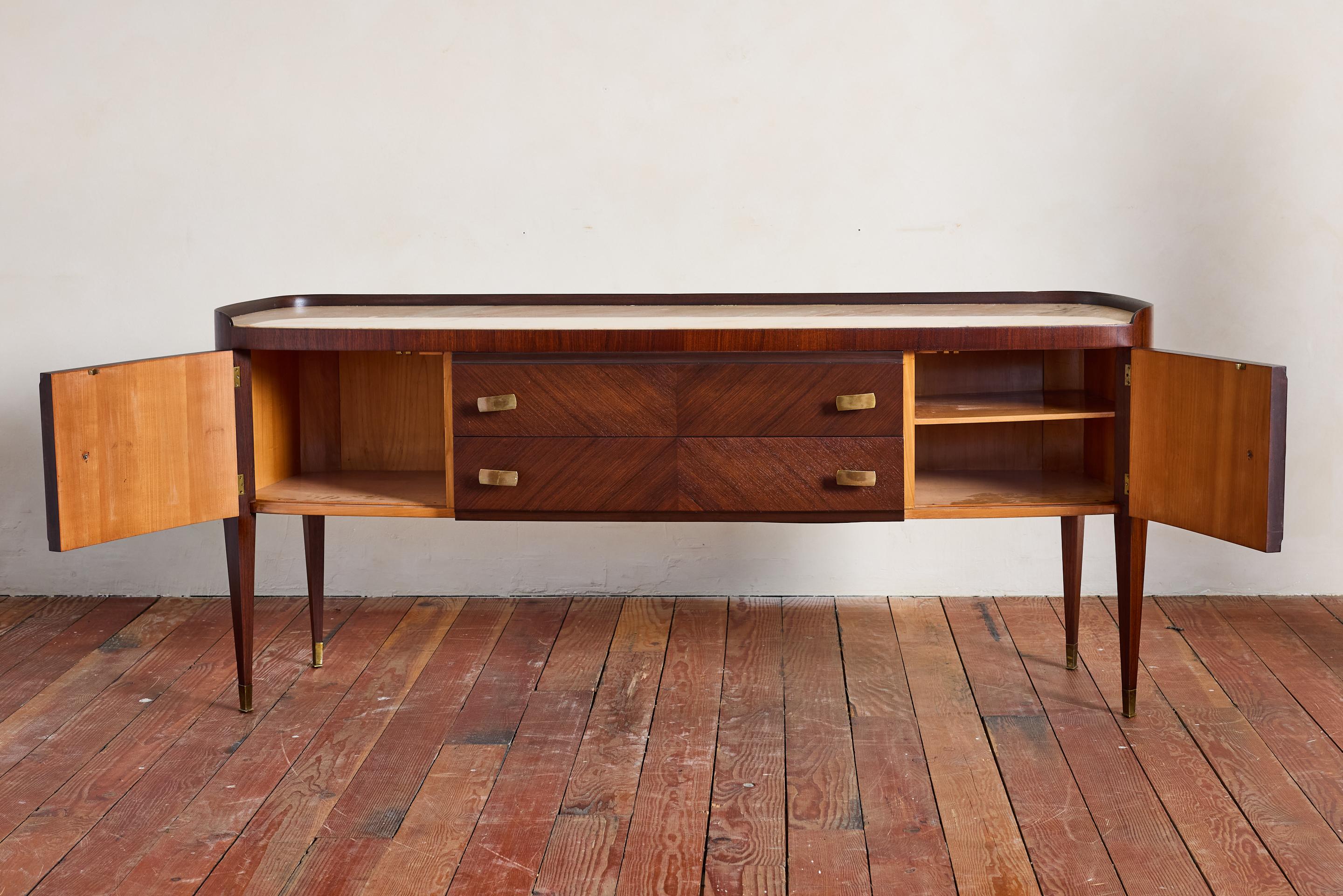 Credenza in marmo Paolo Buffa in vendita 1