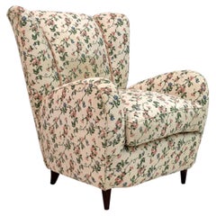 Paire de fauteuils italiens Paolo Buffa de style mi-sicle moderne, annes 1950