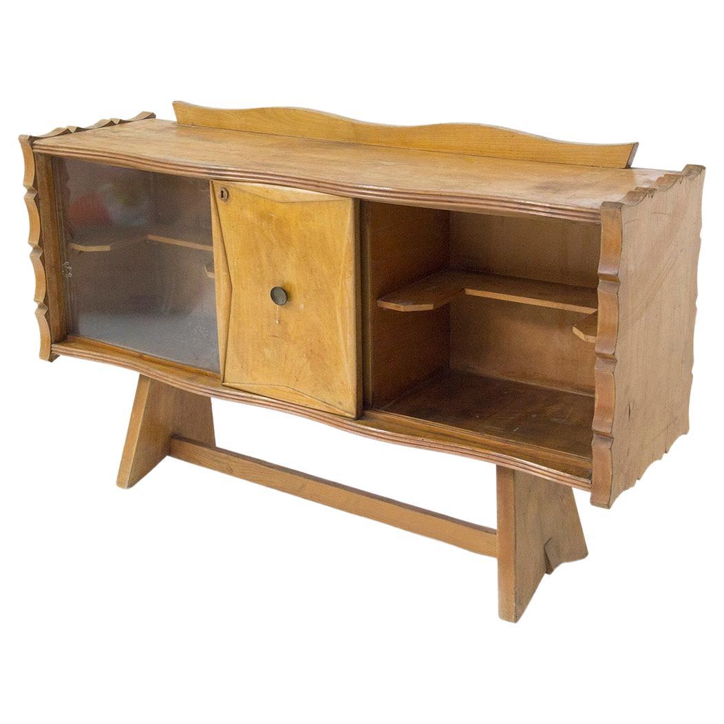Paolo Buffa Mid-Century Sideboard in Wood For Sale
