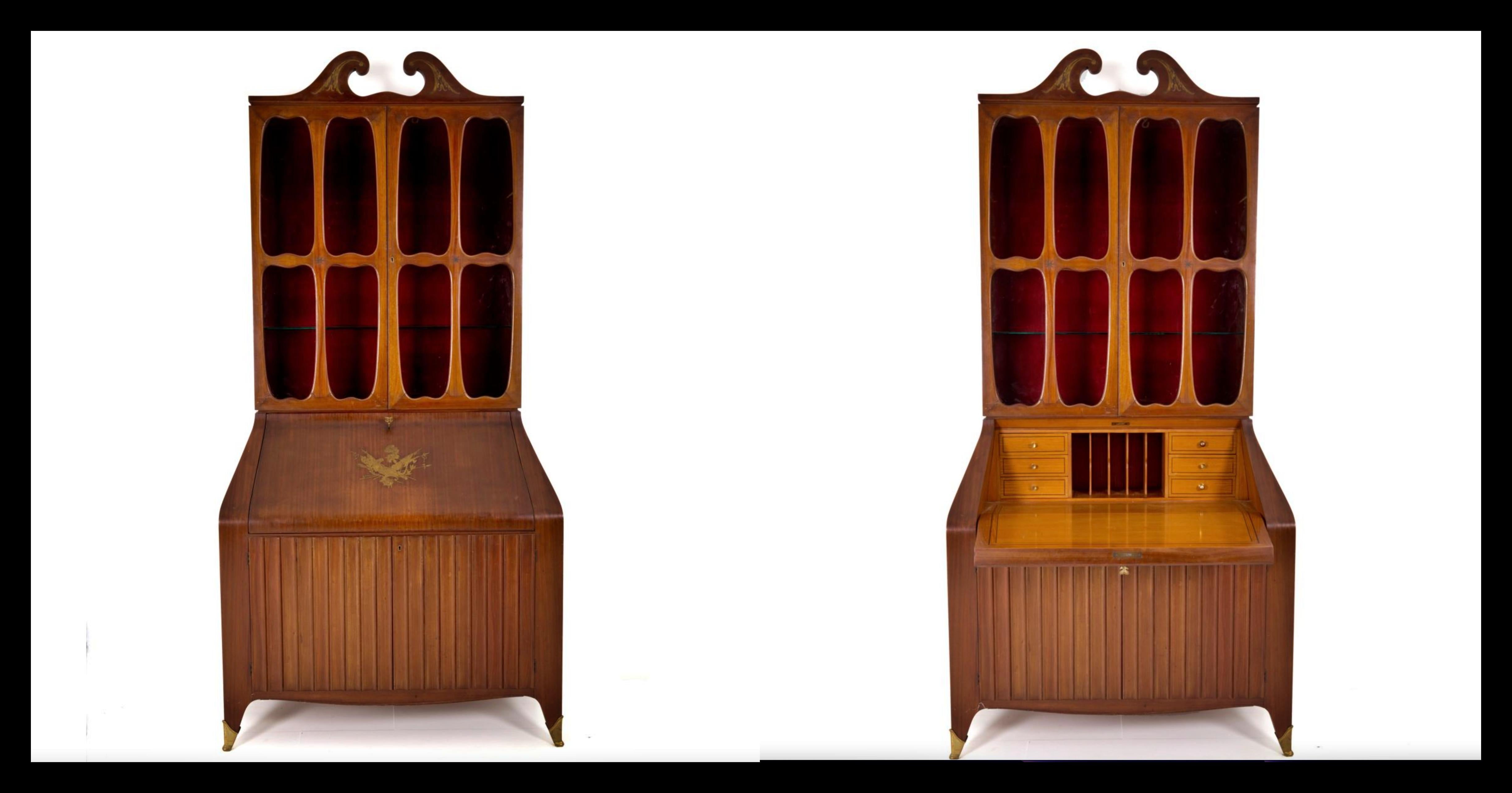 Paolo Buffa (Milan 1903/1970) Italian Double Chest of Drawers Cabinet Published For Sale 2