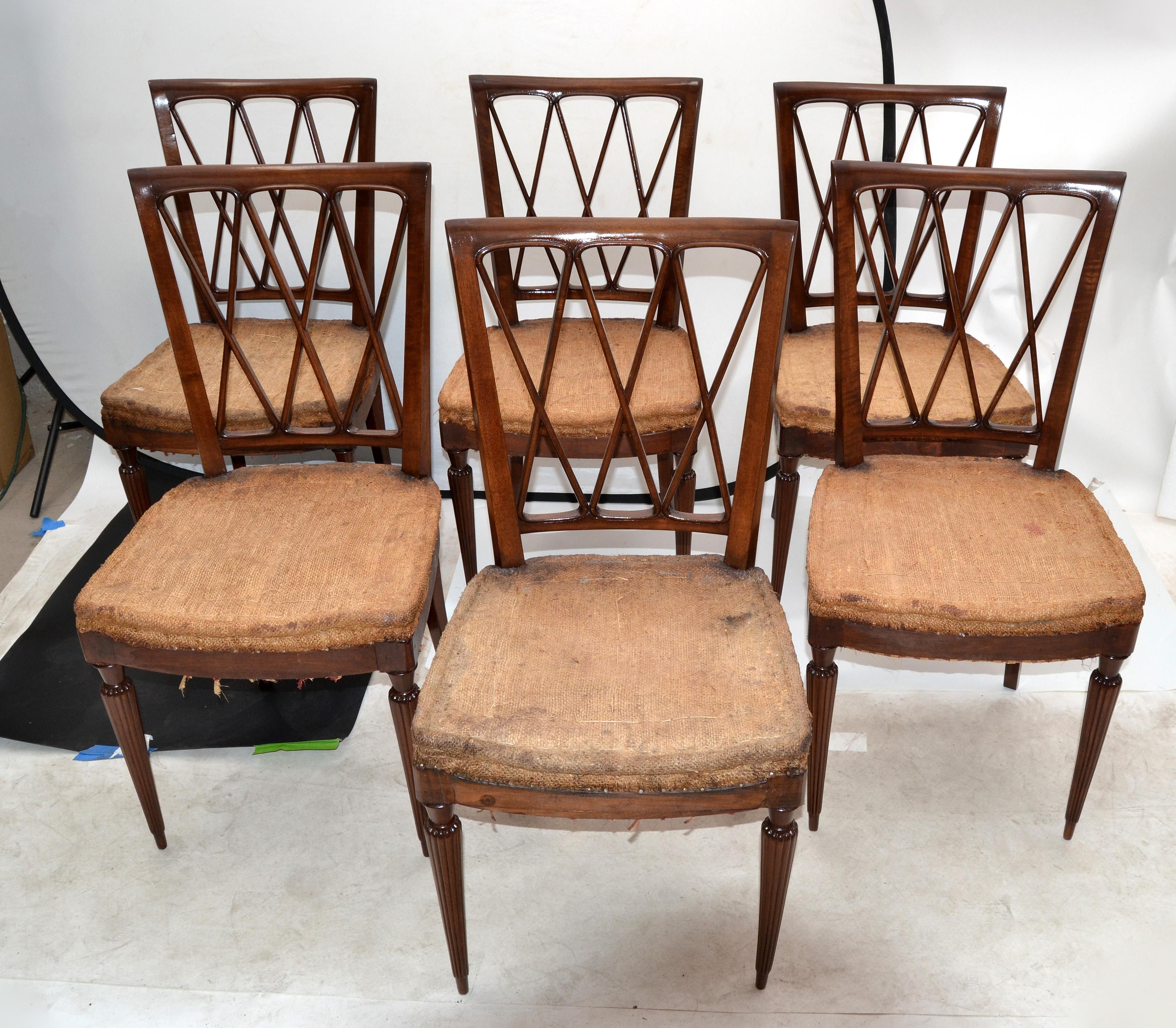 paolo buffa dining chairs