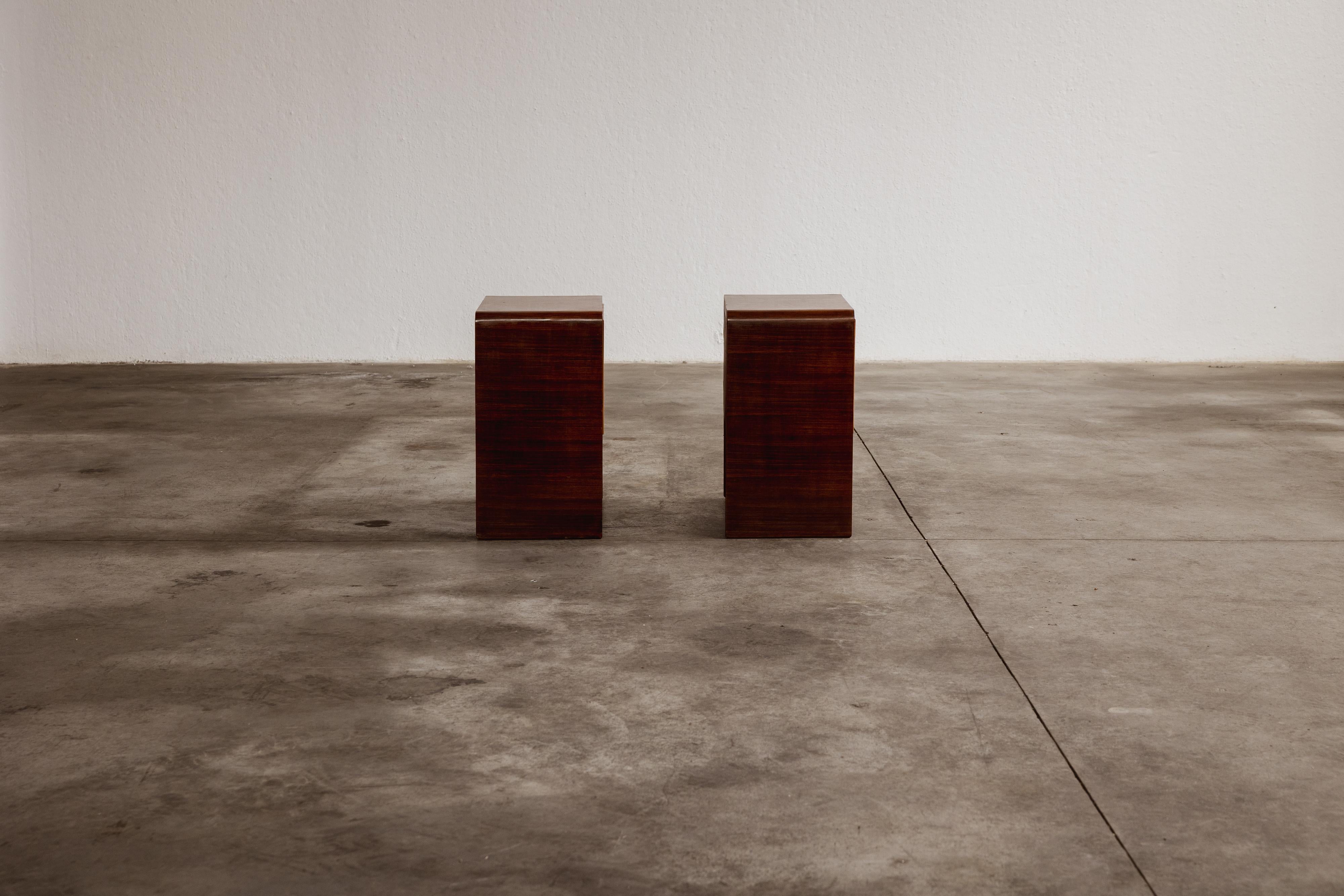 Paolo Buffa Nightstands for La Permanente Mobili Cantù, 1950s, Set of 2 5