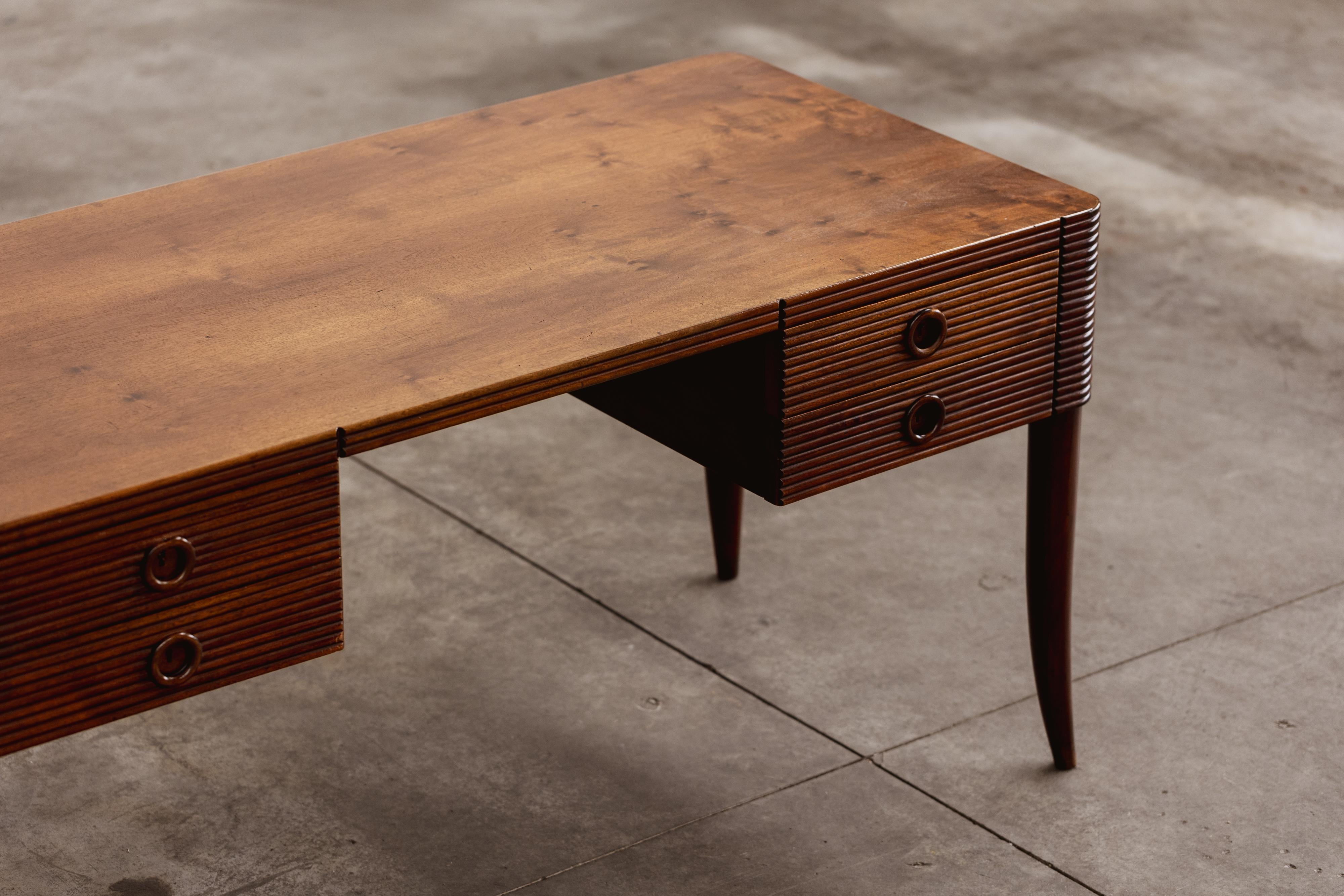 Mid-20th Century Paolo Buffa Office Desk for Galdino Maspero, 1940s