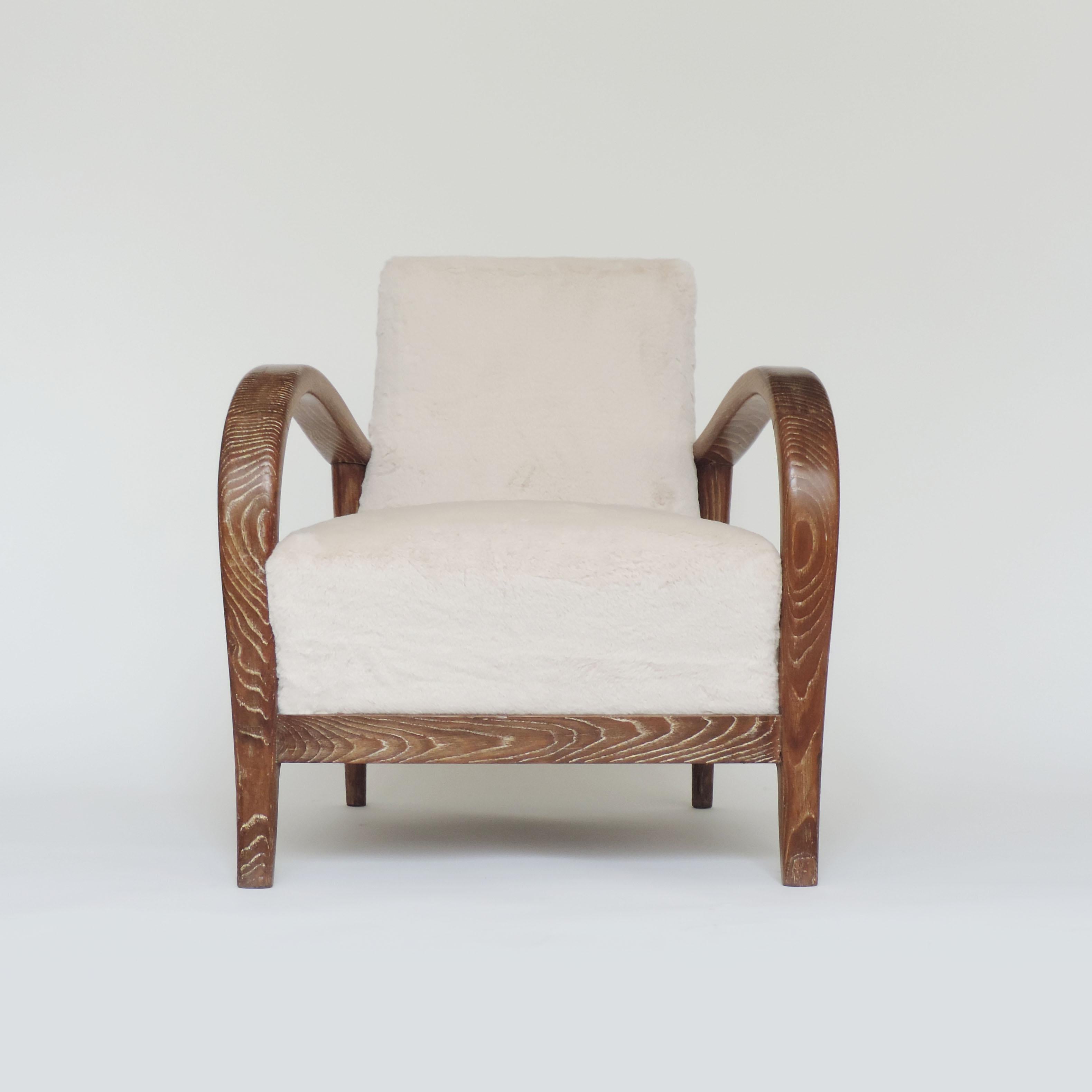 Mid-20th Century Paolo Buffa Pair of 1940s Armchairs