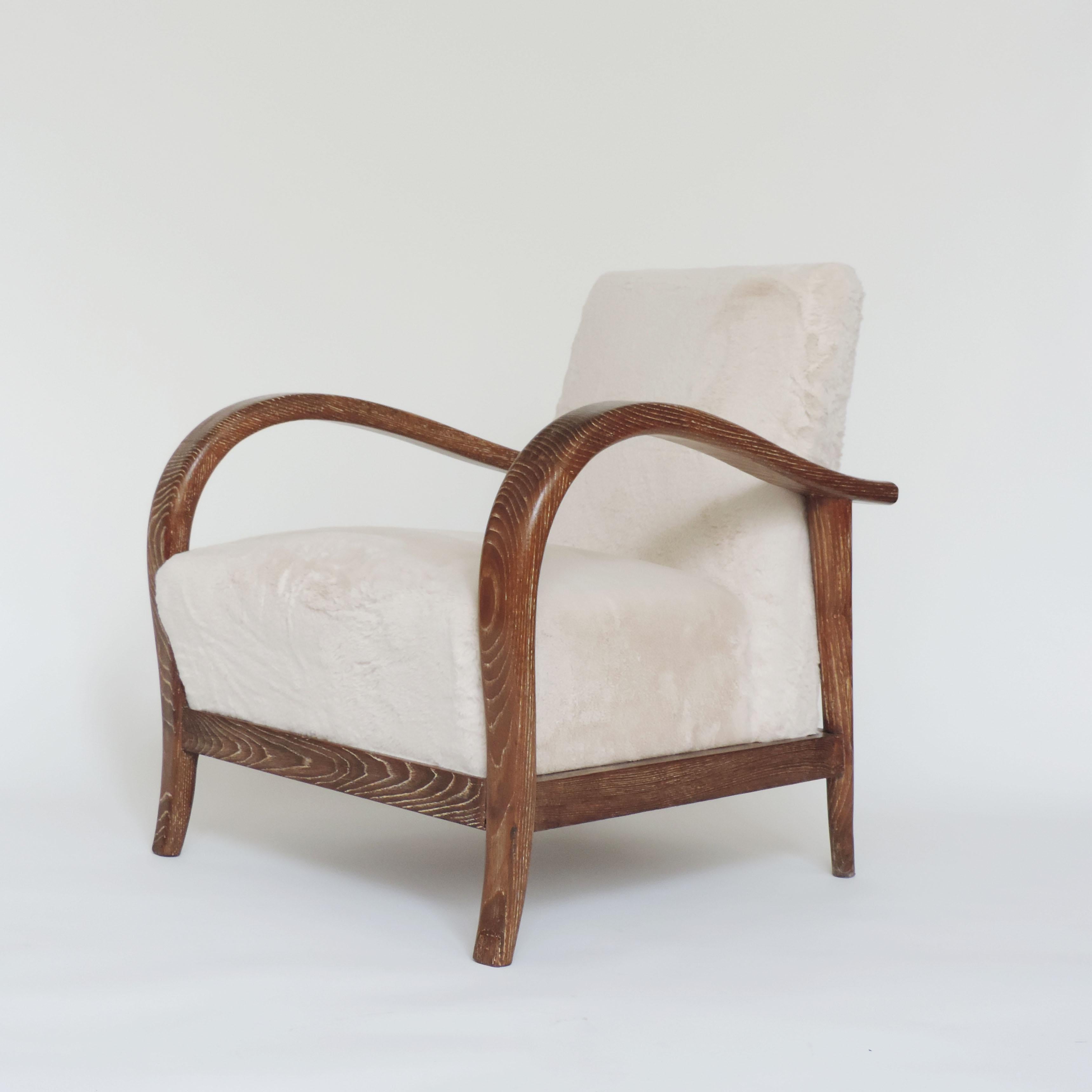 Upholstery Paolo Buffa Pair of 1940s Armchairs