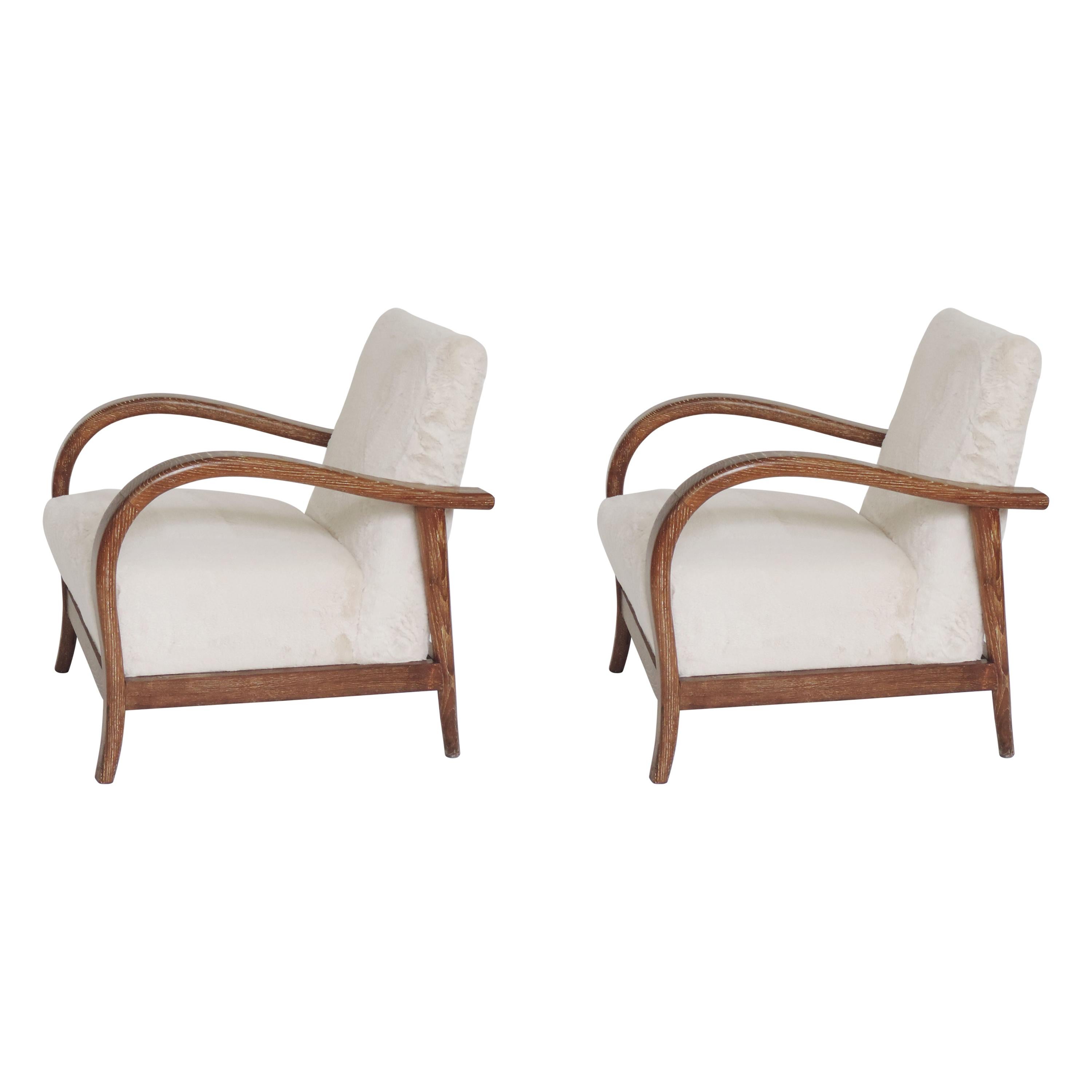 Paolo Buffa Pair of 1940s Armchairs