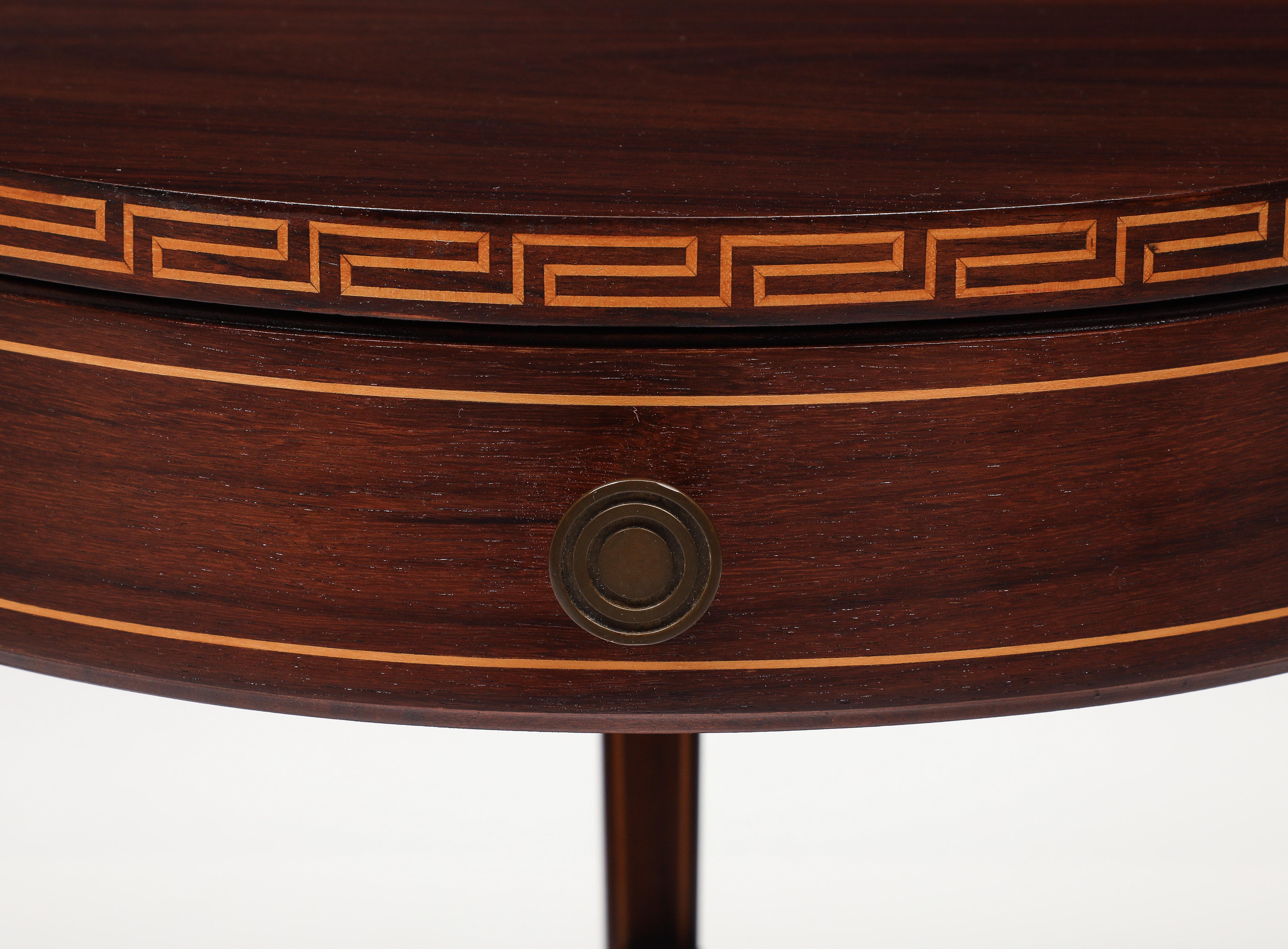 Paolo Buffa Pair of Neoclassical Rosewood Nightstands or Bedside Tables, 1940s en venta 2