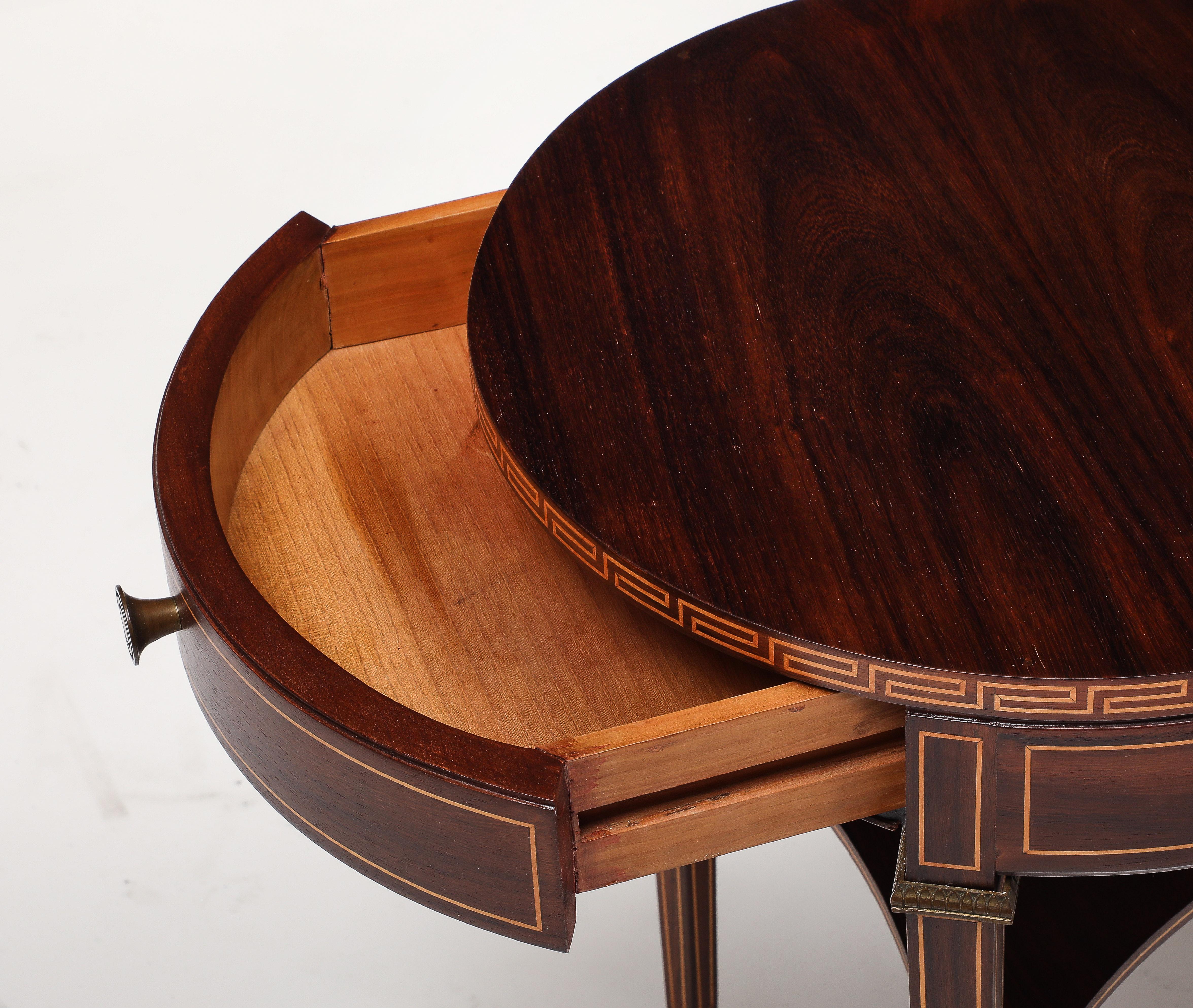Paolo Buffa Pair of Neoclassical Rosewood Nightstands or Bedside Tables, 1940s en venta 3