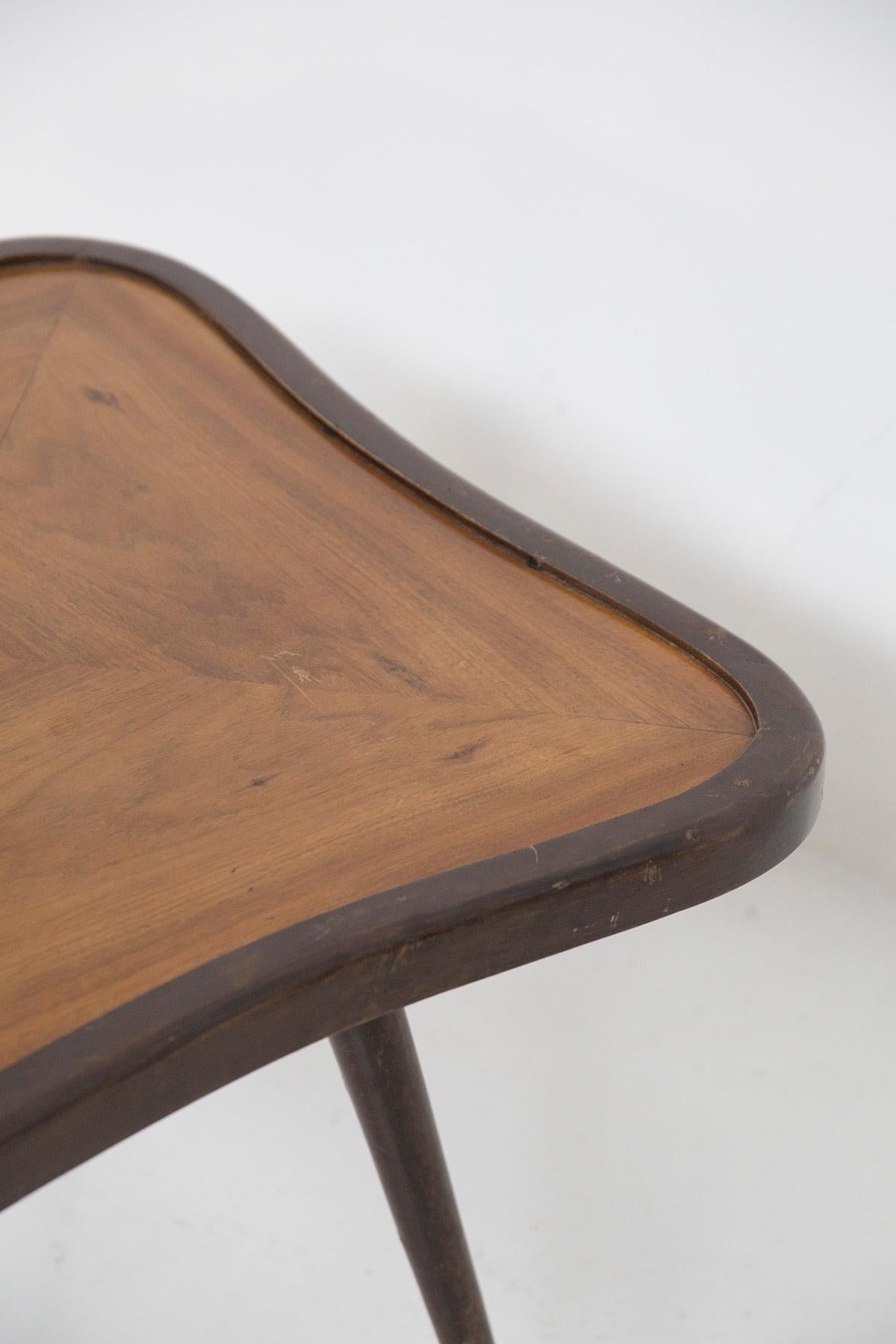Mid-Century Modern Paolo Buffa RARE Coffee Table in Wood Essences