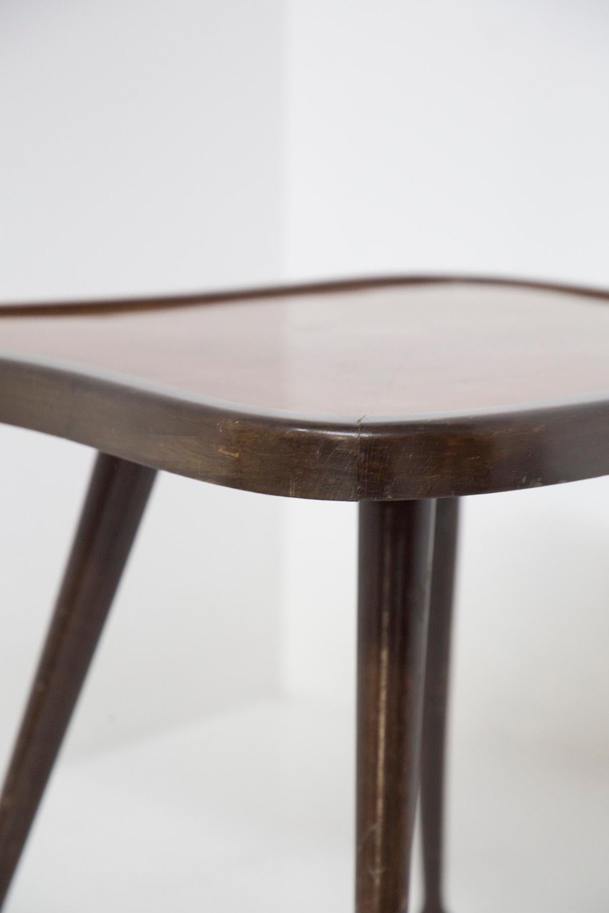 Mid-20th Century Paolo Buffa RARE Coffee Table in Wood Essences