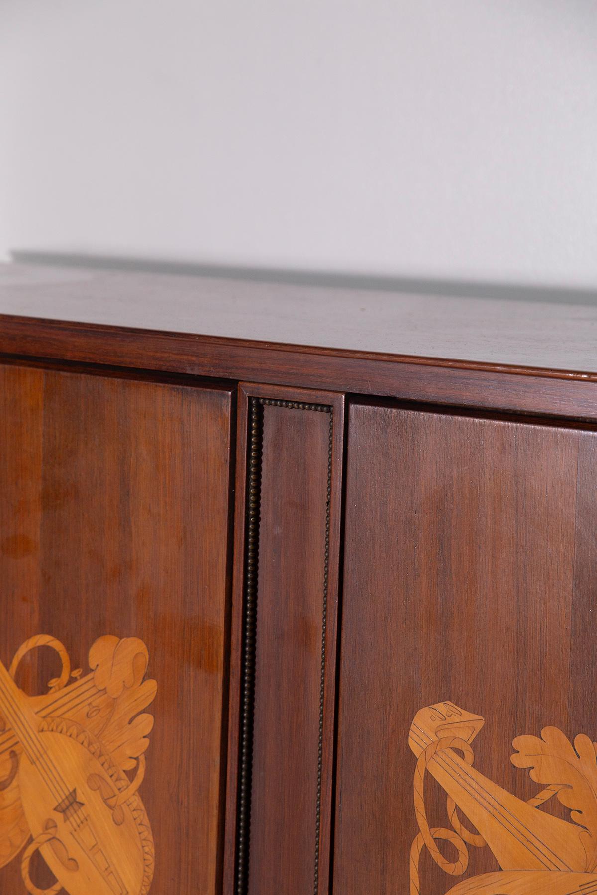 Ottone Paolo Buffa Rare high Buffet for Arrighi designs Gariboldi, signed in vendita