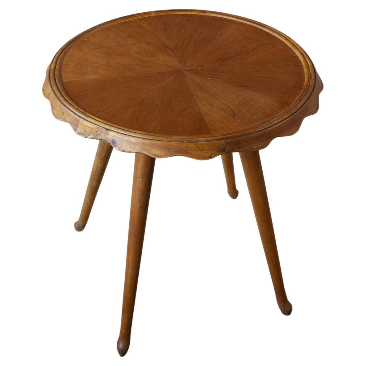 Circular worked wood coffee table design Paolo Buffa production early 1950s


Paolo Buffa is considered one of the most influential architects in the Milan area. Although he also devoted himself to the creation of architectural works, mainly